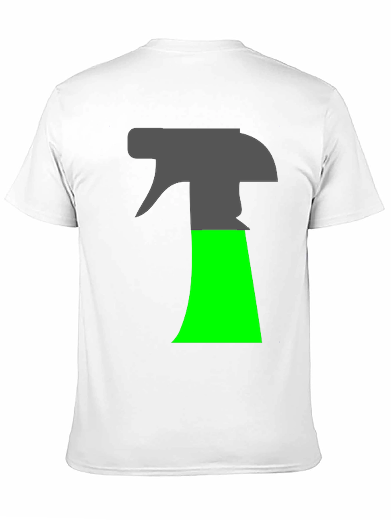 Black Spray Bottle Graphic T-Shirt - Novelty Design view 11