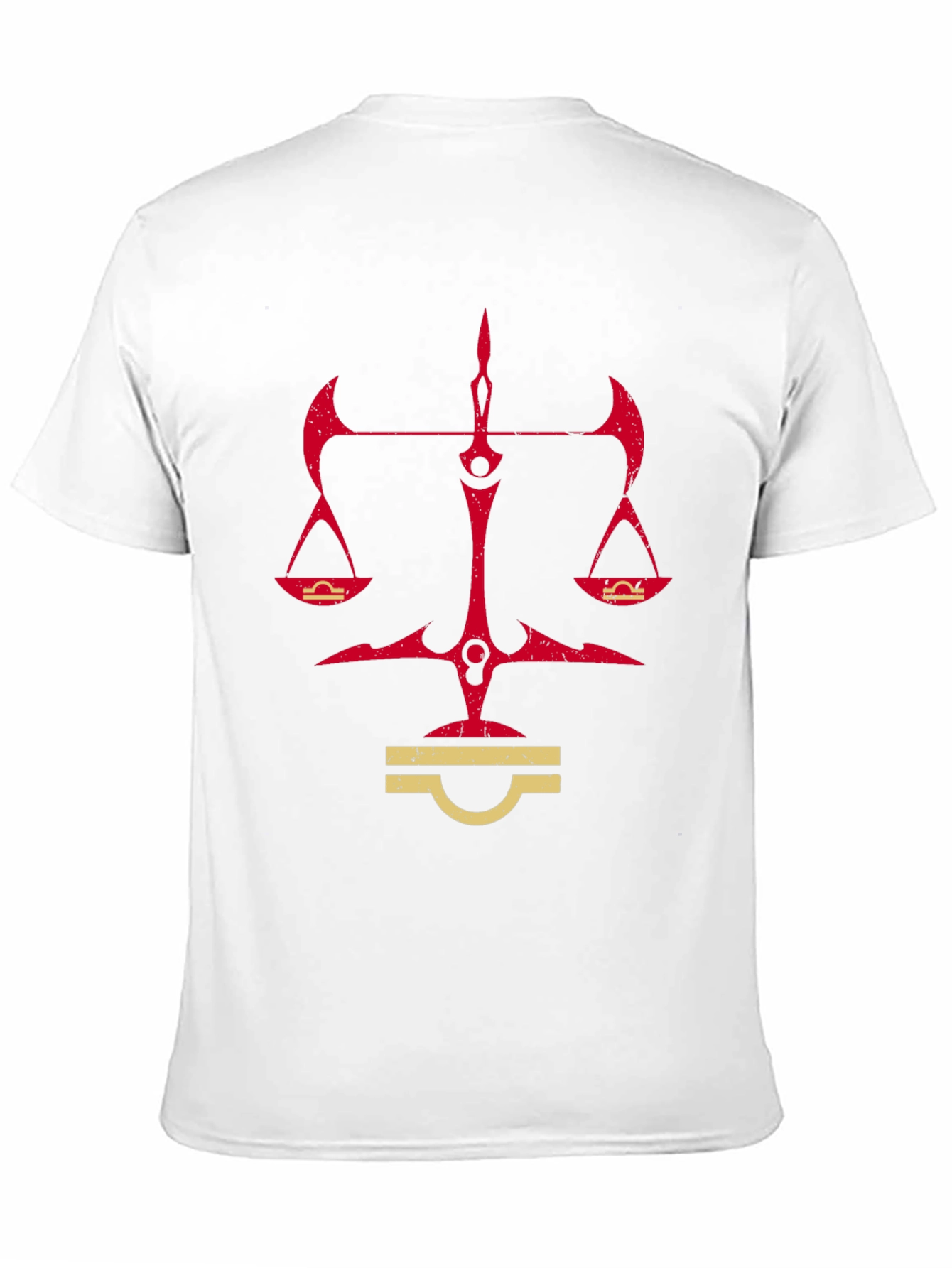 Black Libra Zodiac Graphic Tee - Black view 11