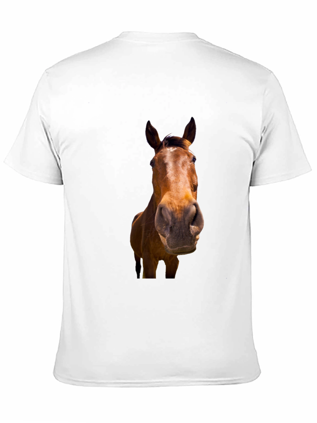 Black Black Horse Graphic T-Shirt for Men view 11