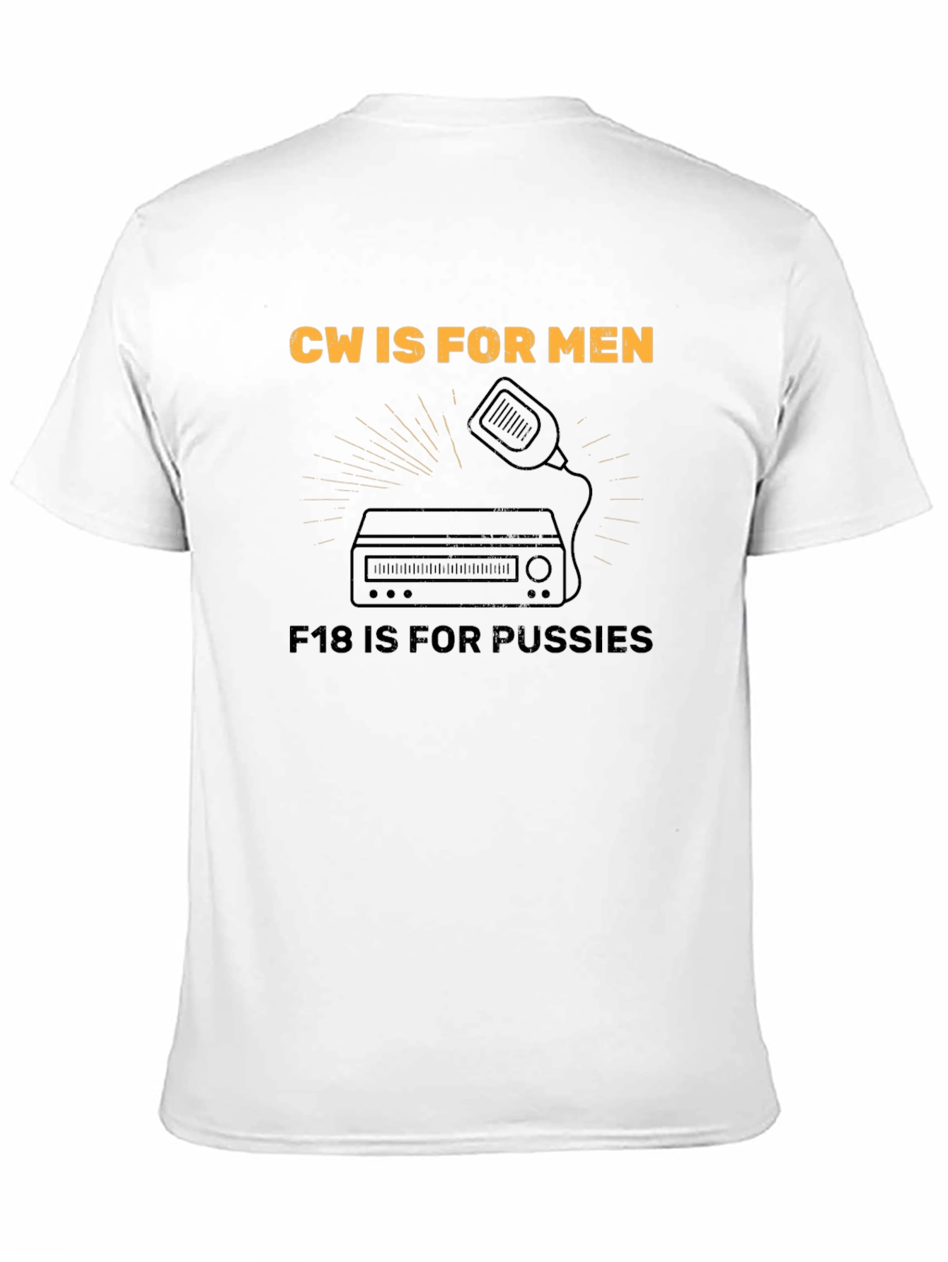 Black CW IS FOR MEN T-Shirt view 11