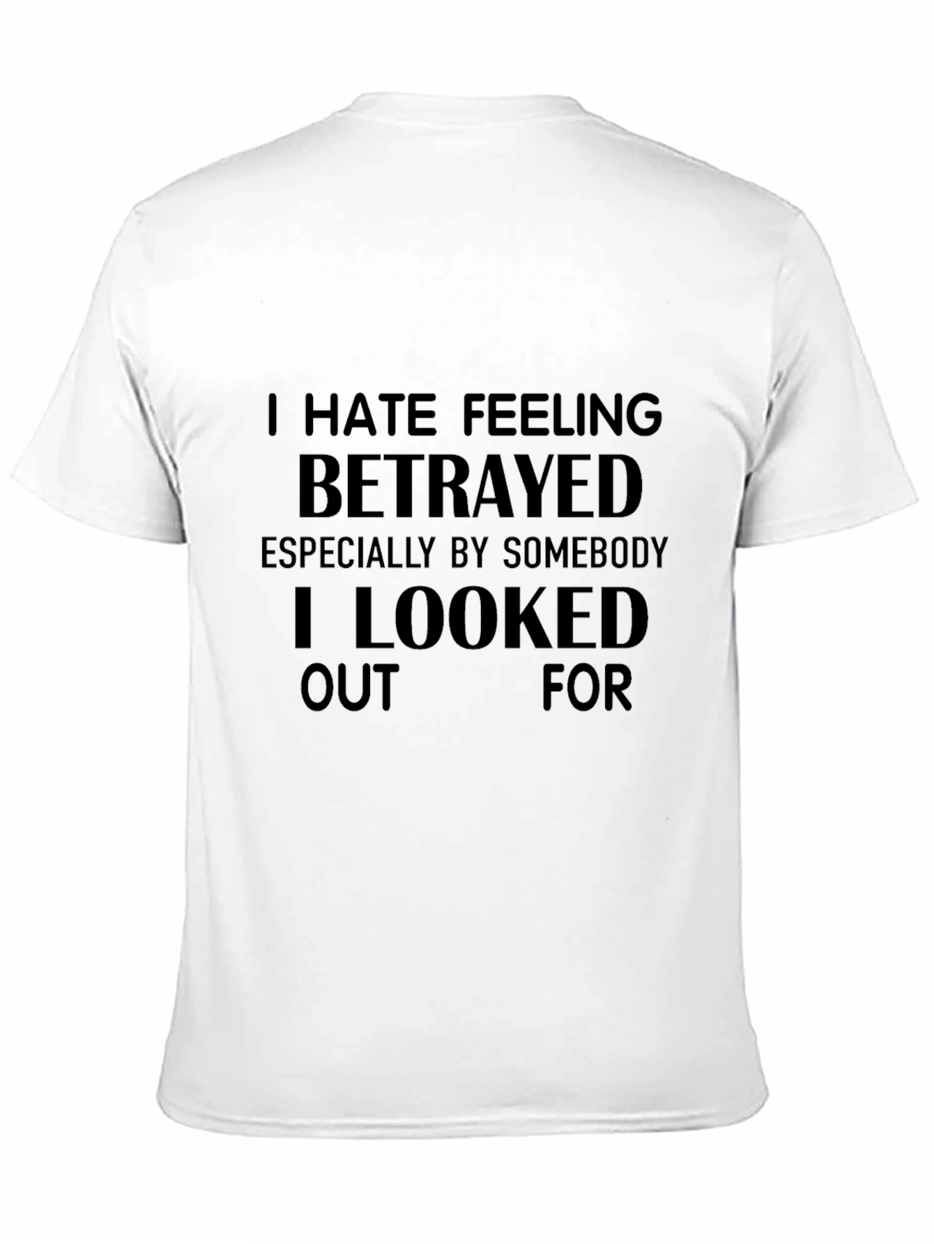 Black Betrayal Statement T-Shirt view 11