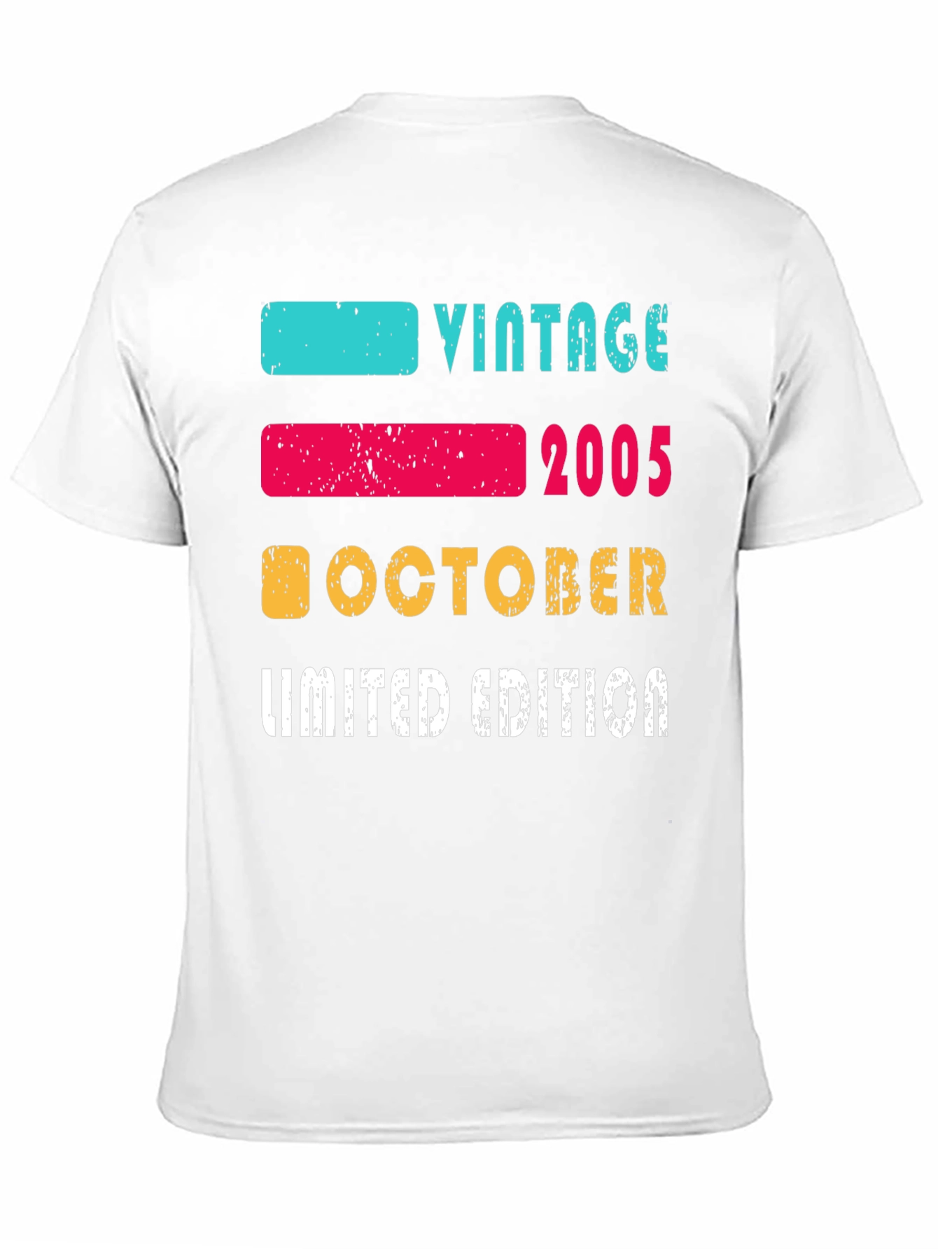 Black Vintage 2005 October Limited Edition T-Shirt view 11
