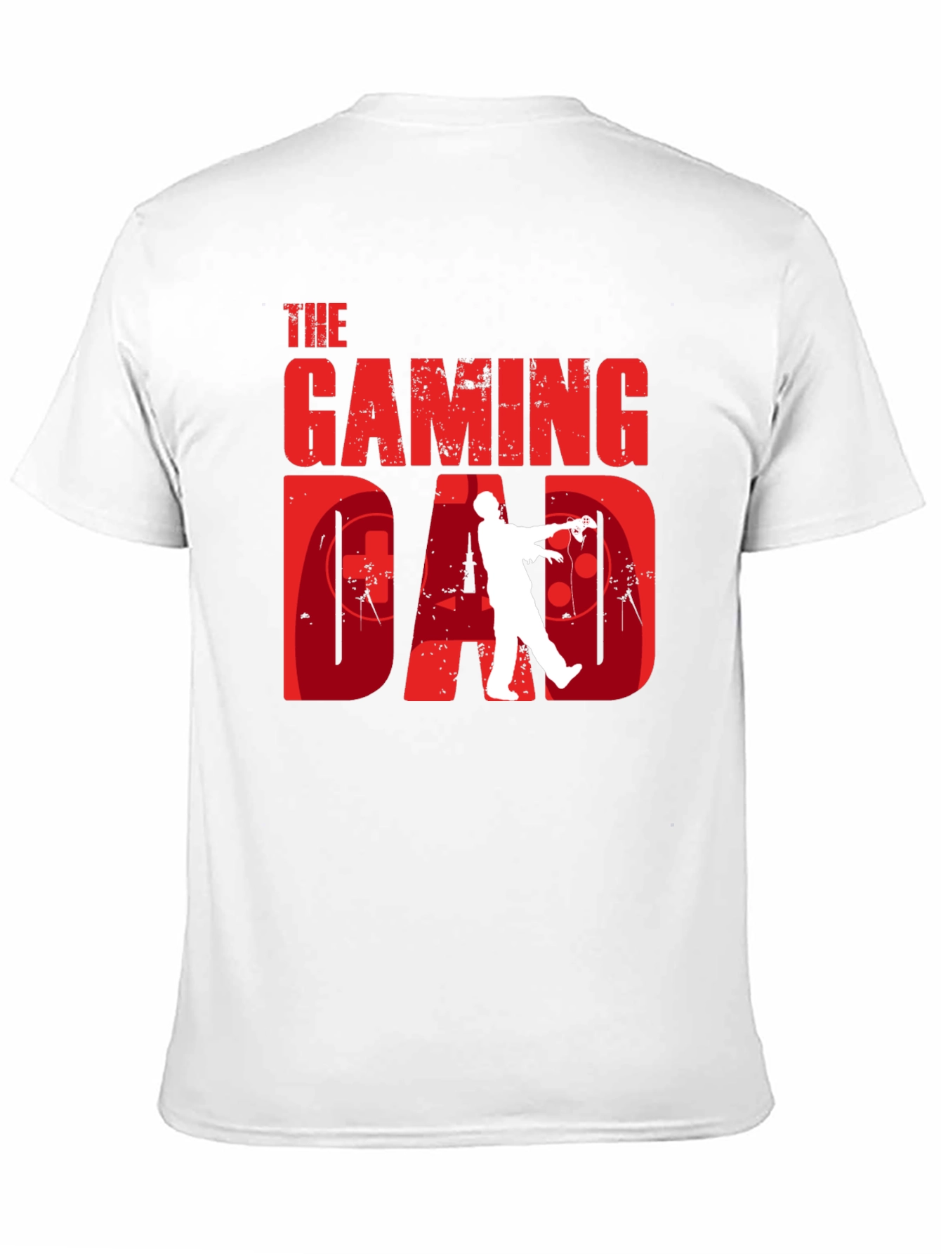Black Gaming Dad T-Shirt - Gamer Zombie Graphic Tee view 11