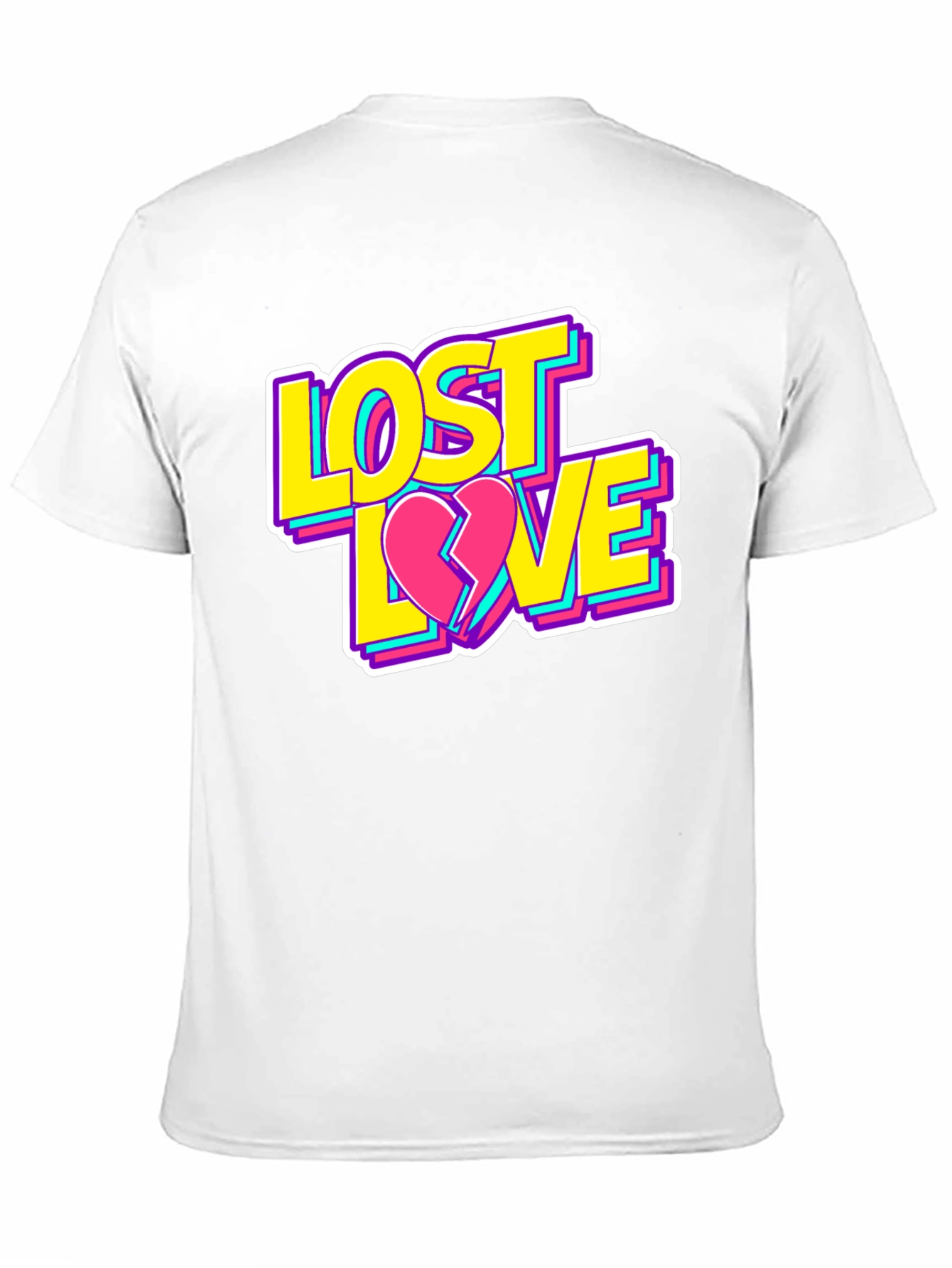 Black Lost Love Graphic T-Shirt - Casual Style view 11
