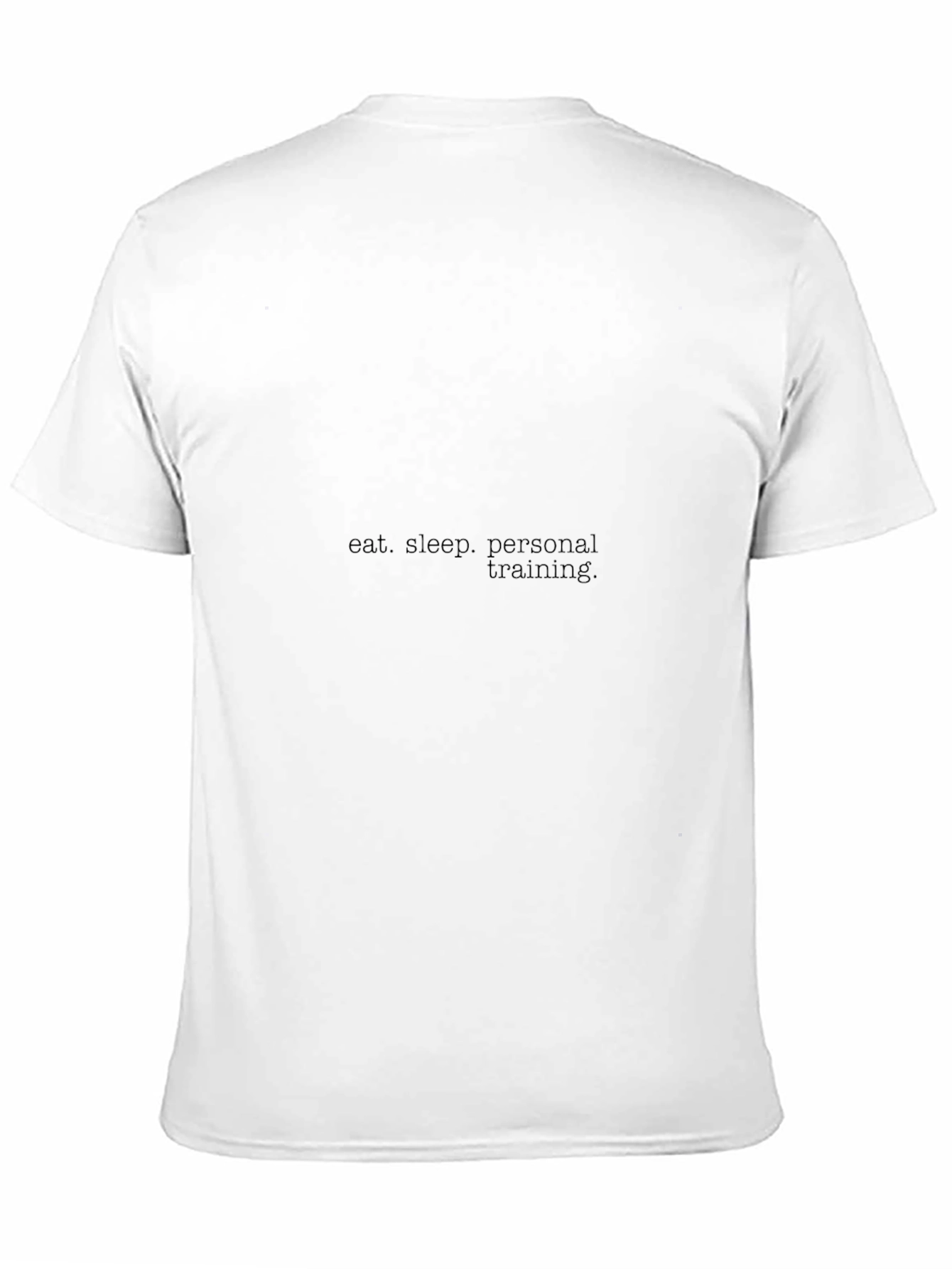 Black Eat Sleep Personal Training Black T-Shirt view 11