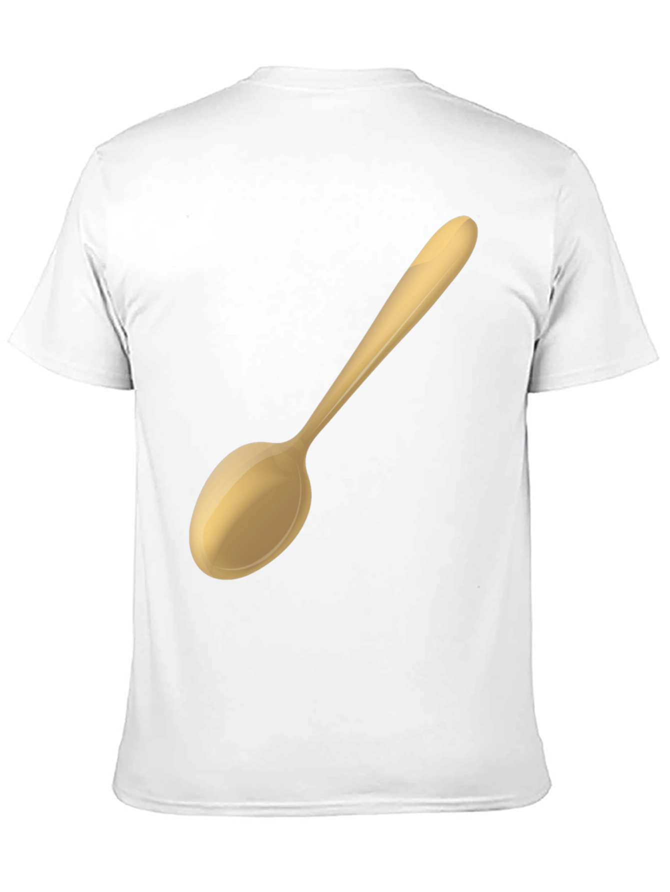 Black Spoon Graphic Black Tee - Unique Design view 11