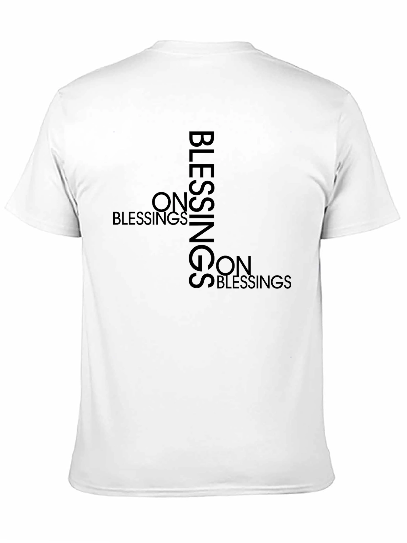 Black Blessings On Blessings Graphic Tee - Black view 11