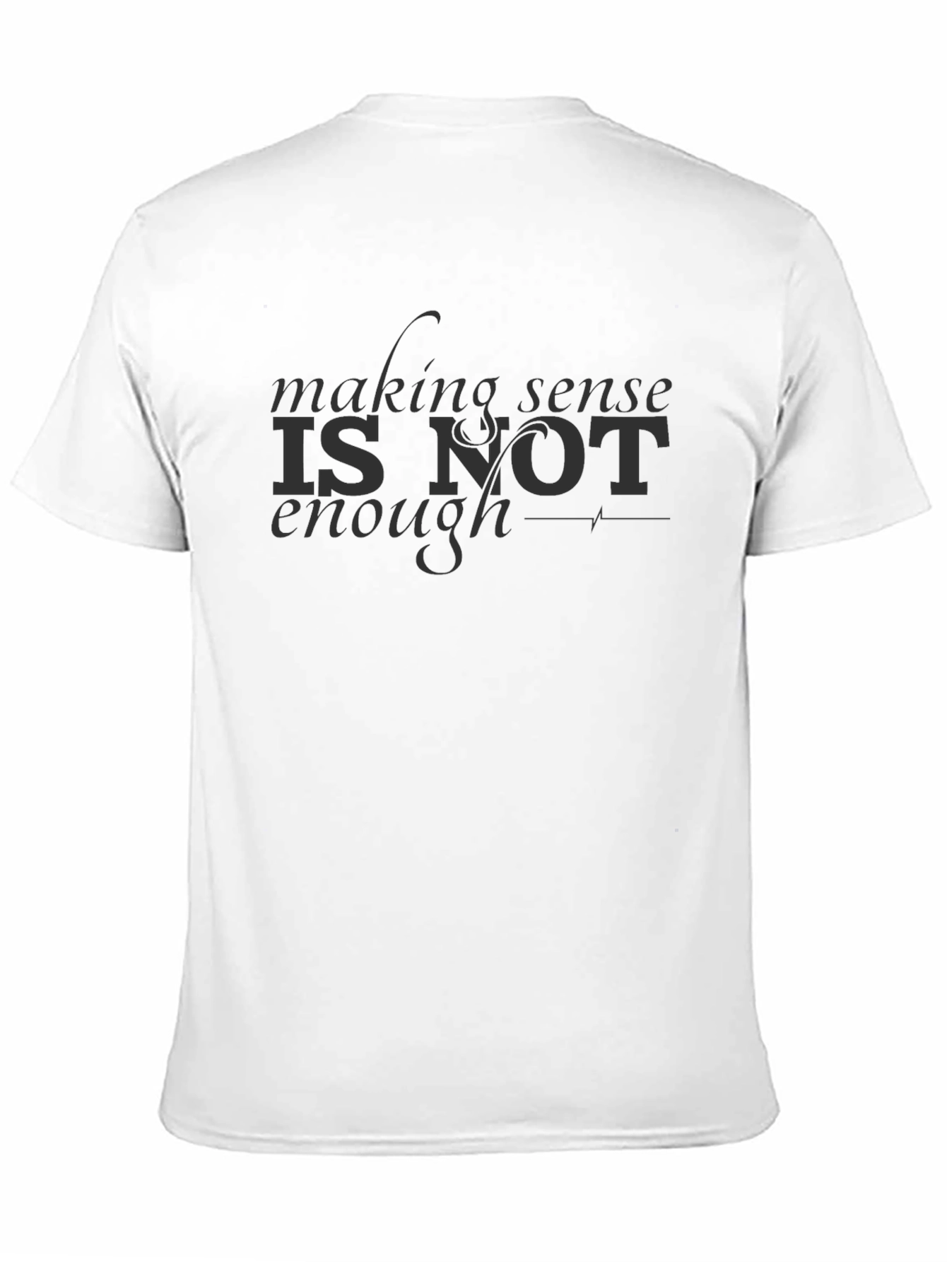 Black Making Sense T-Shirt - Mens view 11