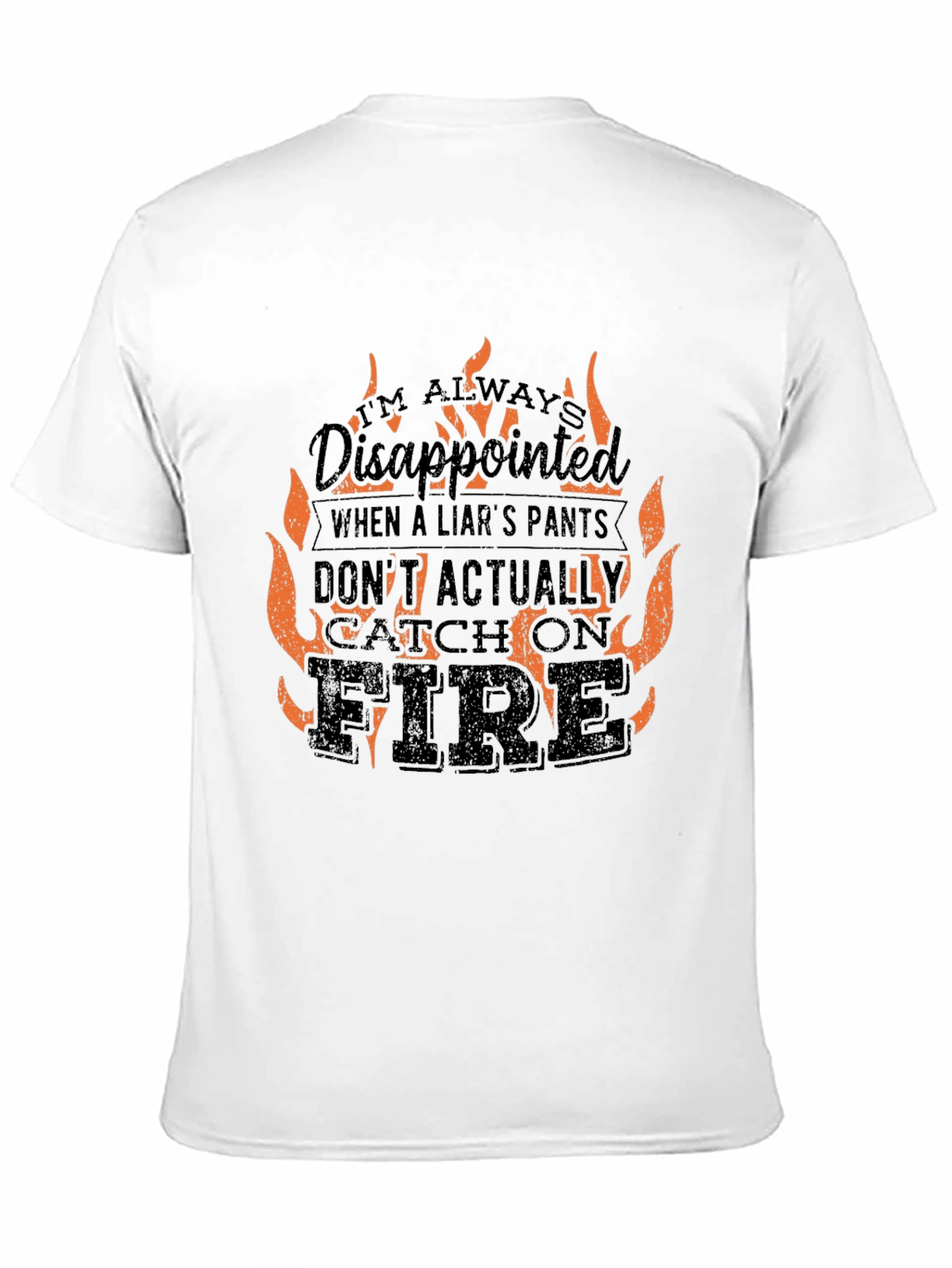 Black Liars Pants On Fire Men's T-Shirt  view 11