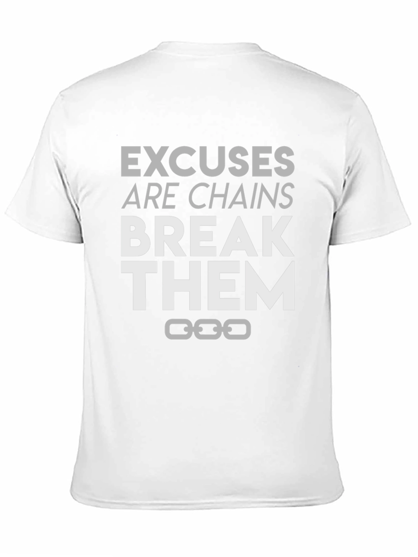 Black Motivational 'Break Them' Graphic T-Shirt view 11