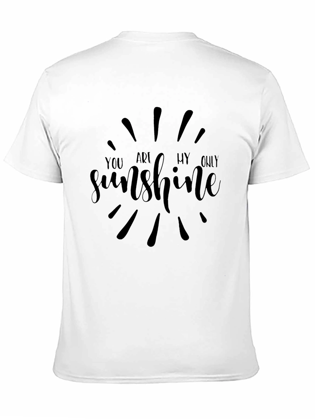 Black You Are My Sunshine Graphic Tee - Black view 11