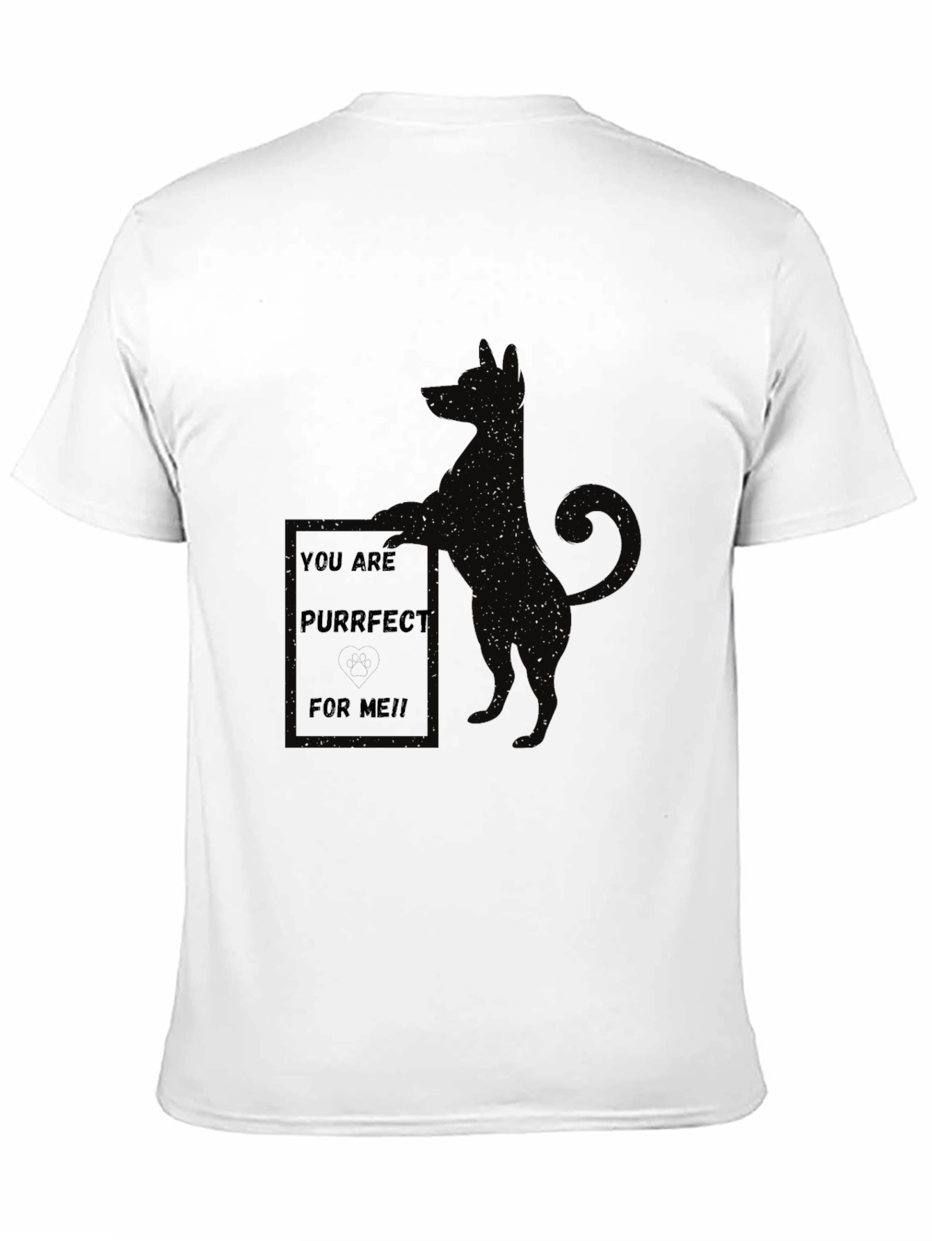 Black Purrfect Cat Lover T-Shirt view 11