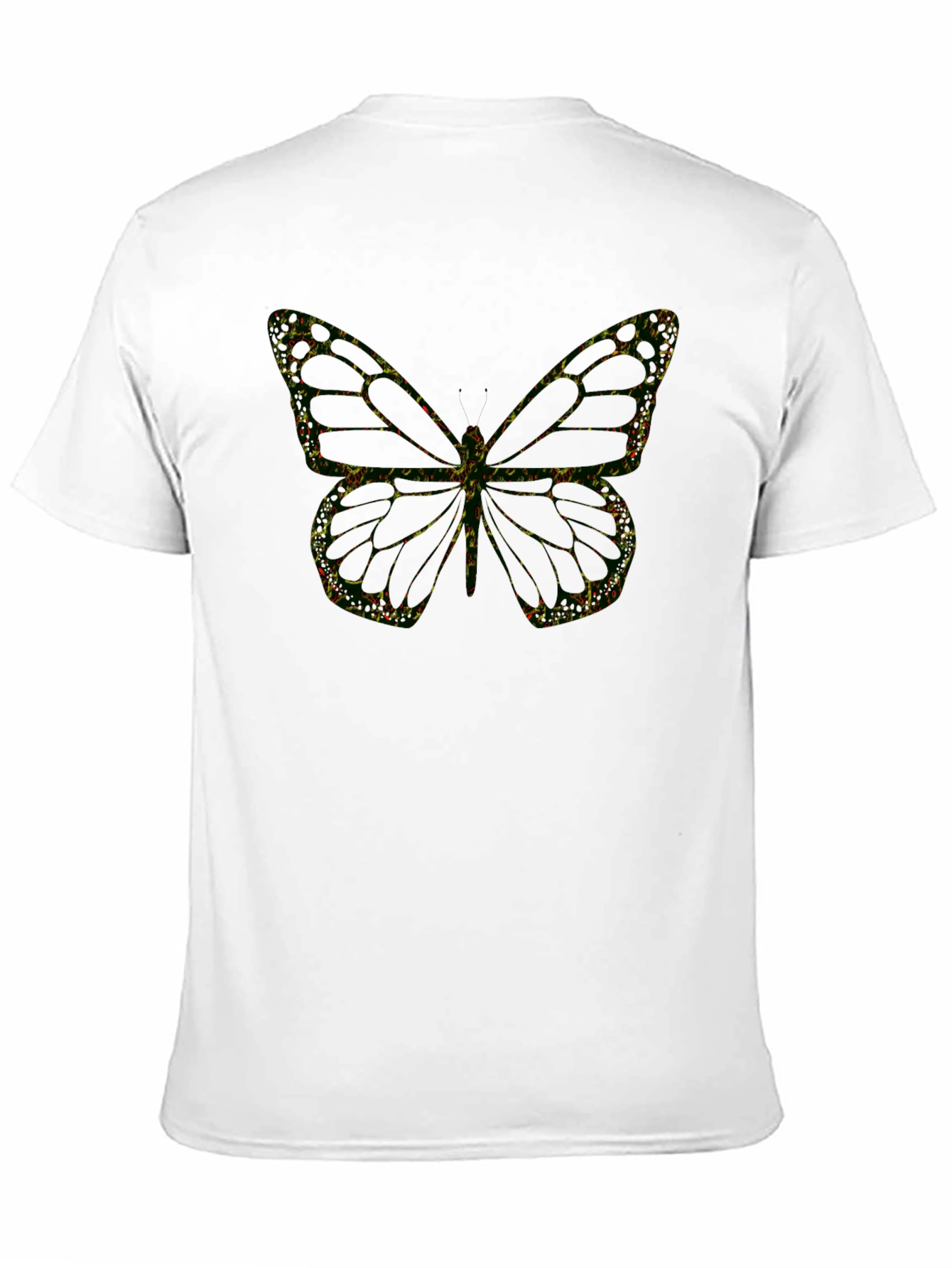 Black Butterfly Graphic Black T-Shirt view 11