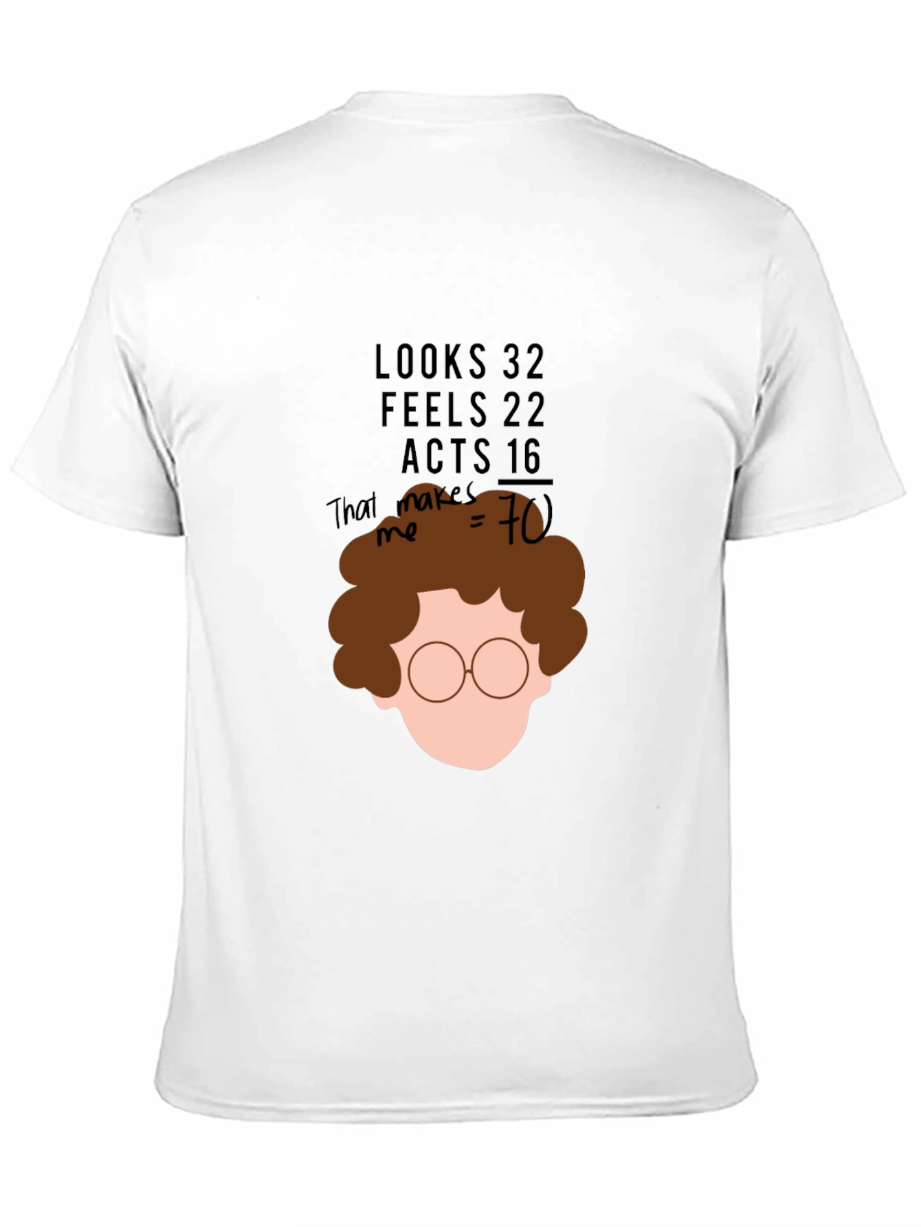 Black Looks 32 Feels 22 Acts 16 T-Shirt - That Makes Me 70 view 11