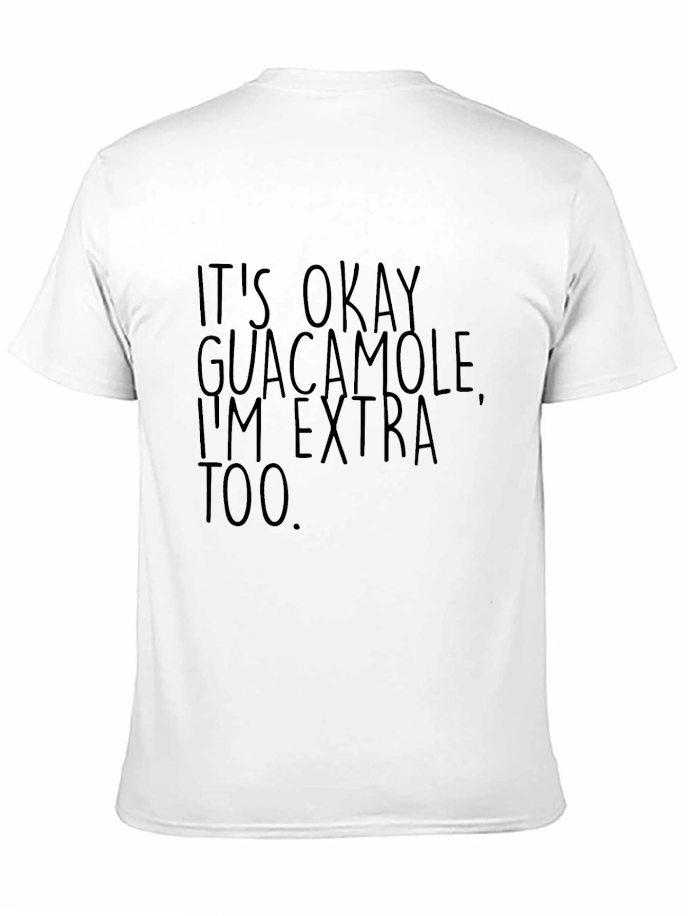 Black Guacamole Extra Funny T-Shirt view 11