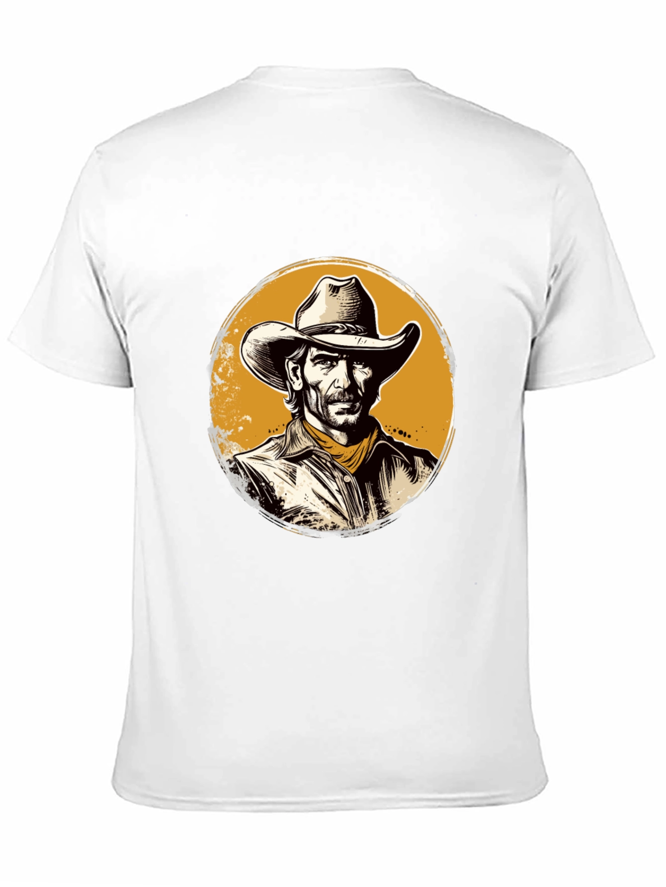 Black Cowboy Graphic Black T-Shirt view 11