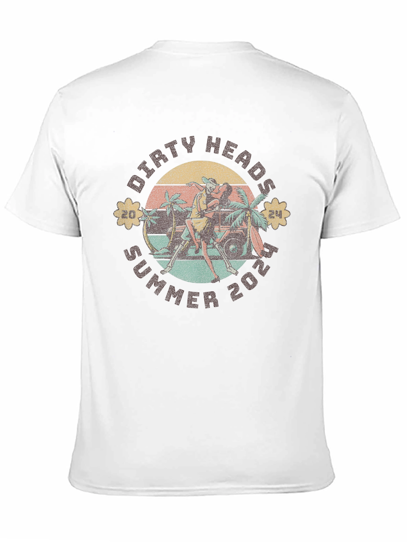 Dirty Heads Summer 2024 Black Graphic T-Shirt - 11