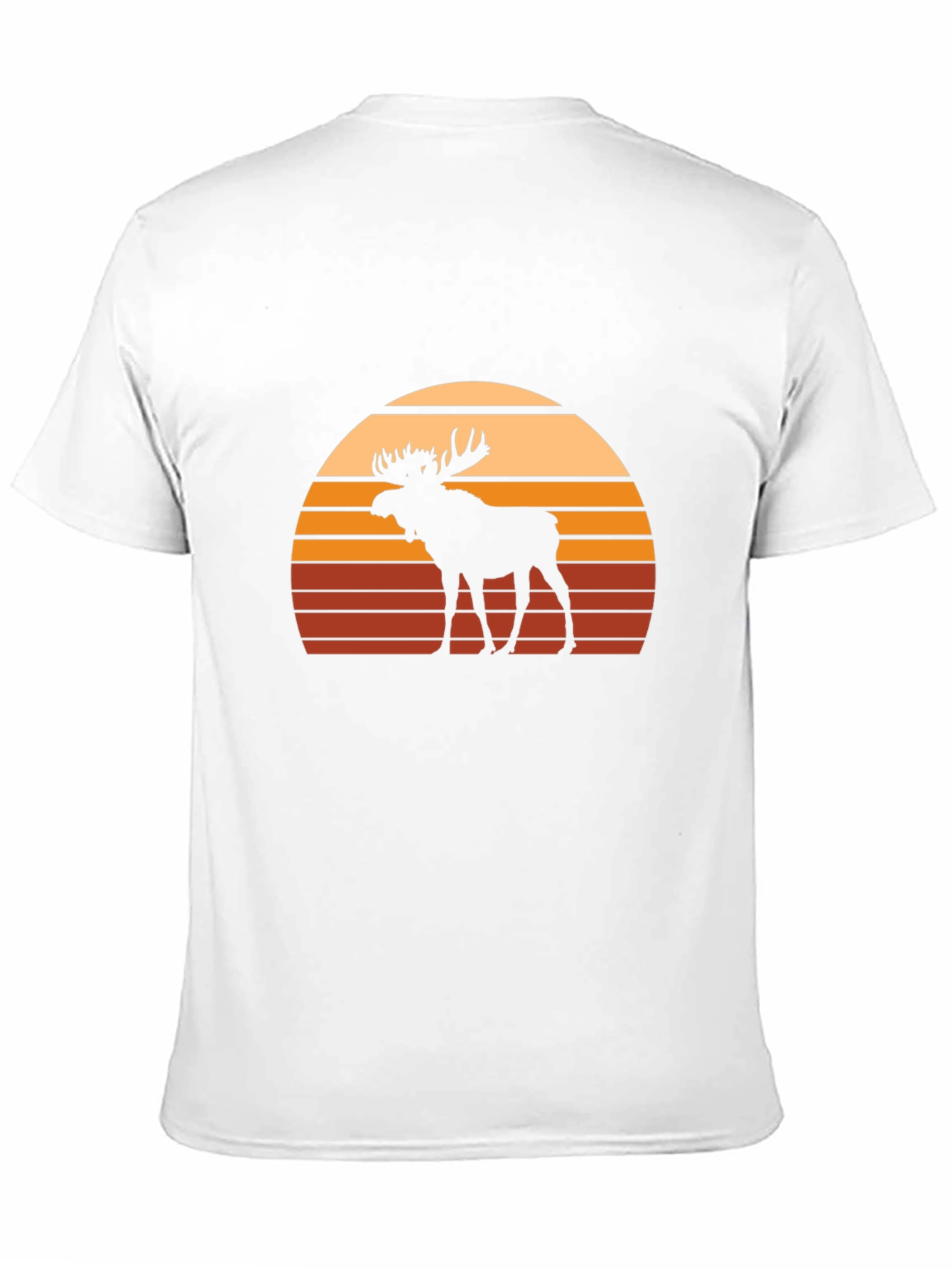 Black Moose Sunset Graphic Tee - Black Casual Shirt view 11