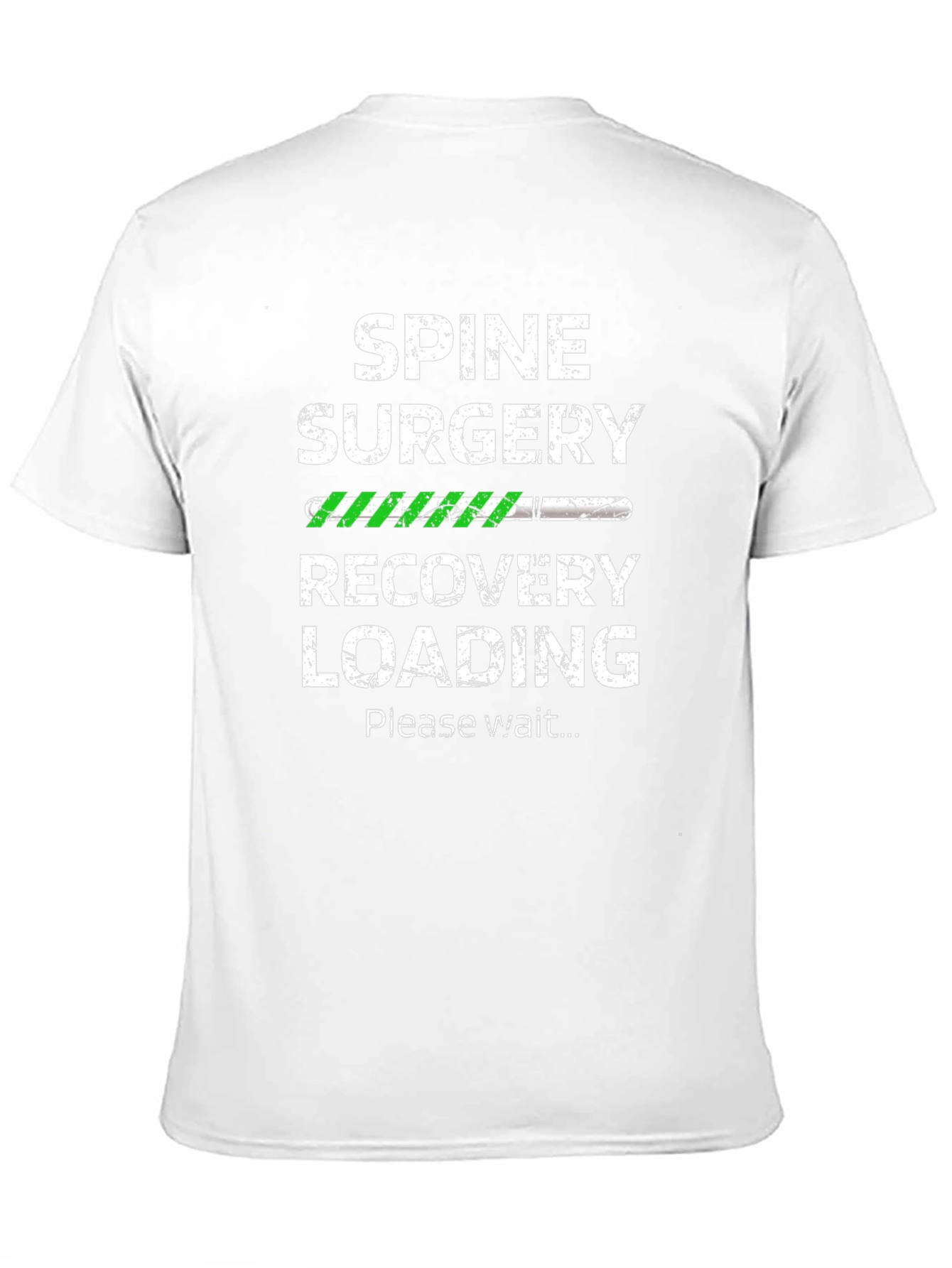 Black Spine Surgery Recovery Loading T-Shirt view 11