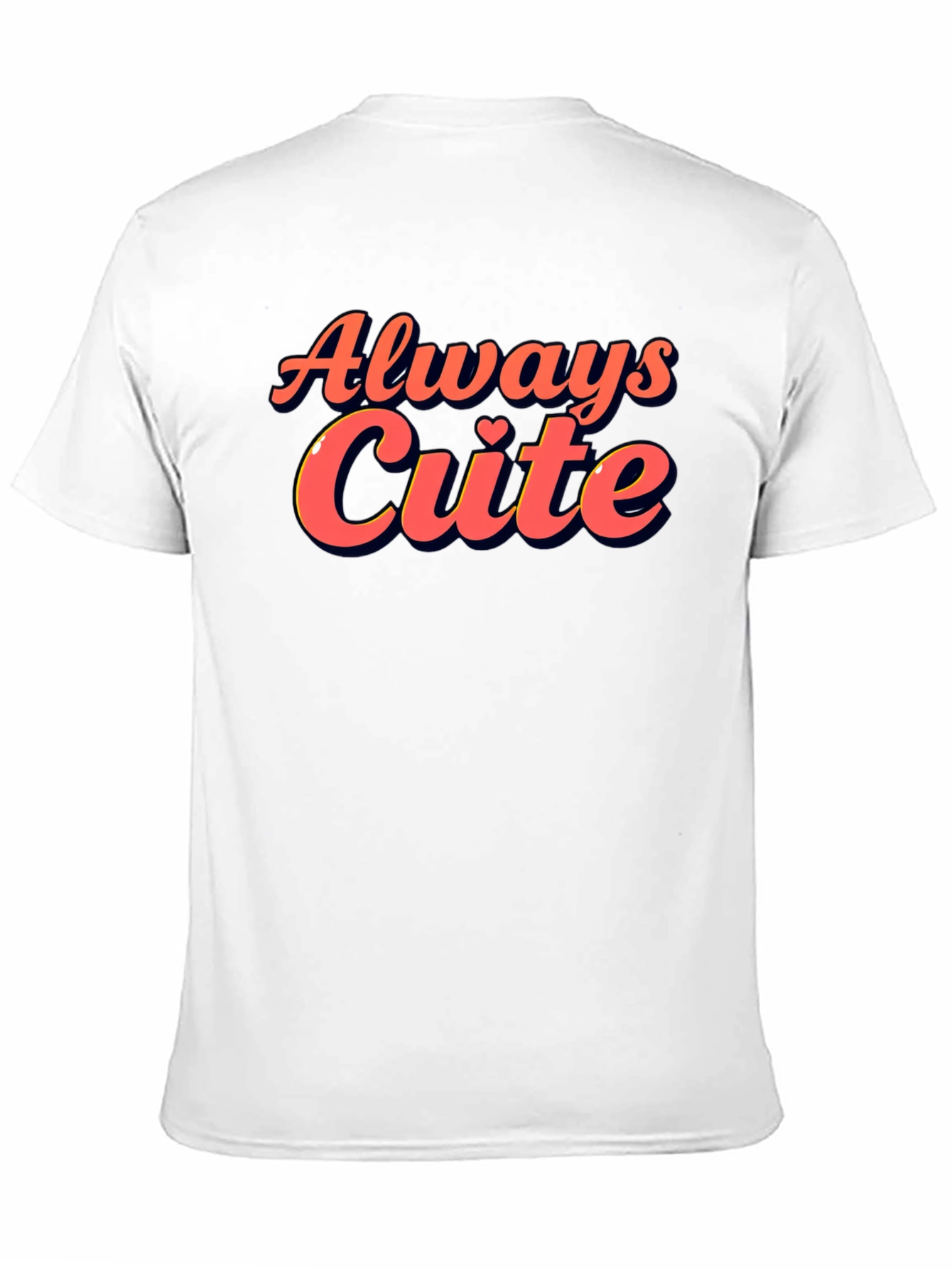 Black Always Cute Graphic T-Shirt view 11