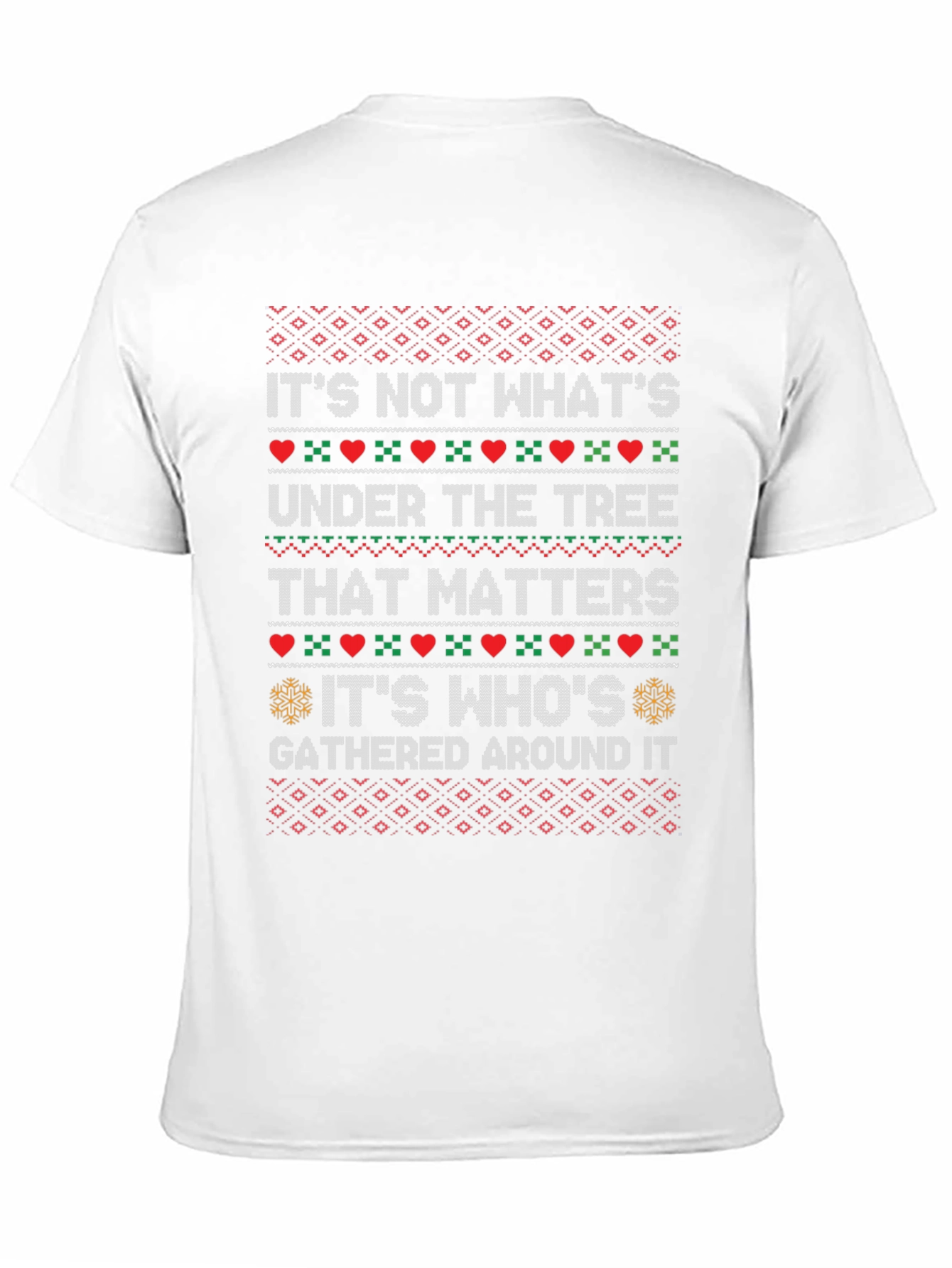 Black Festive Christmas Sweater T-Shirt view 11