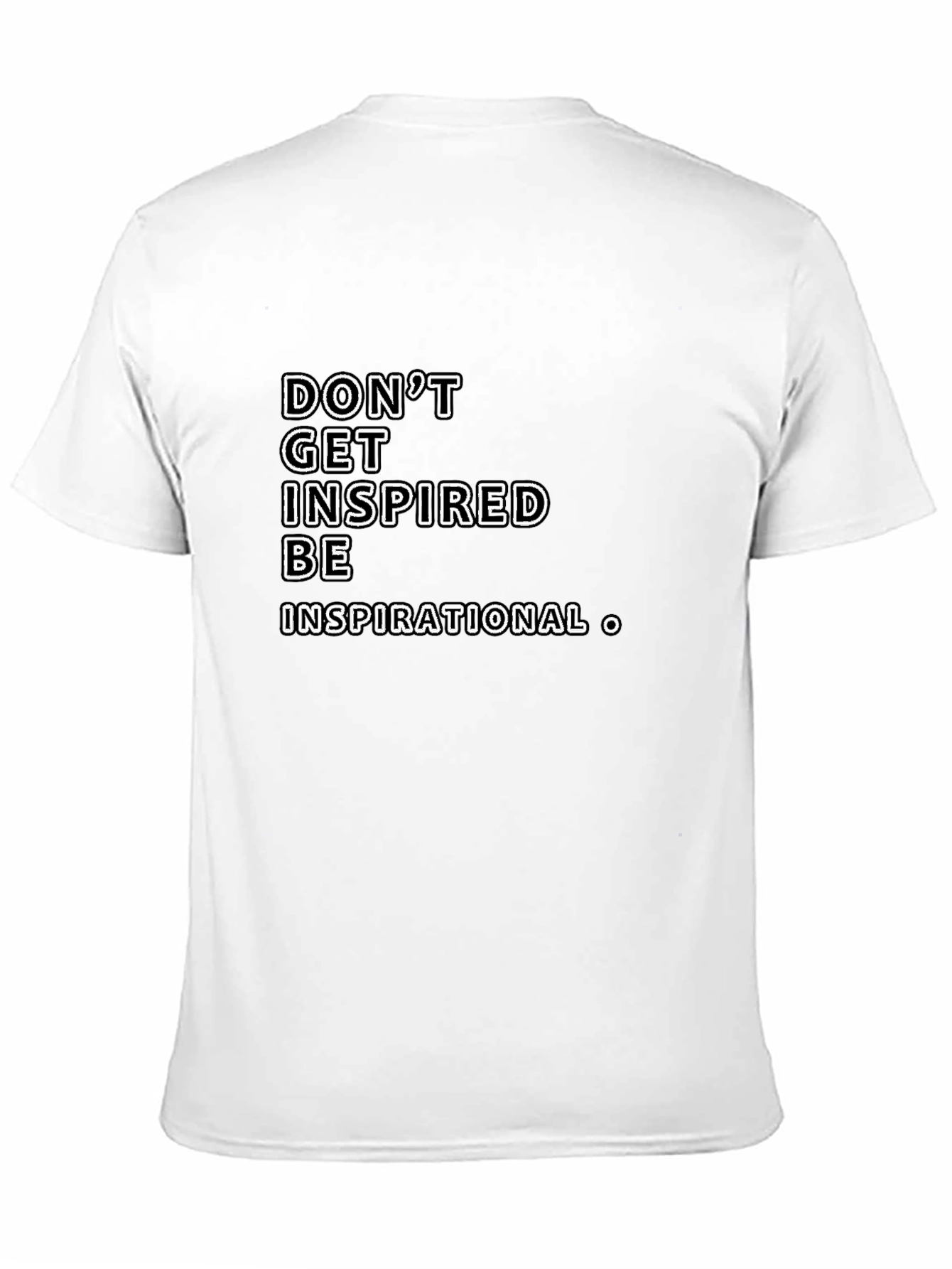Black Inspiring Black Graphic Tee - Be Inspirational view 11