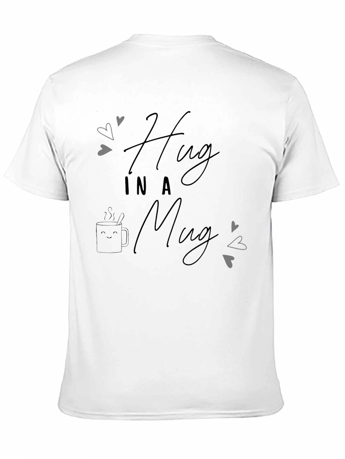 Black Hug in a Mug Black T-Shirt view 11
