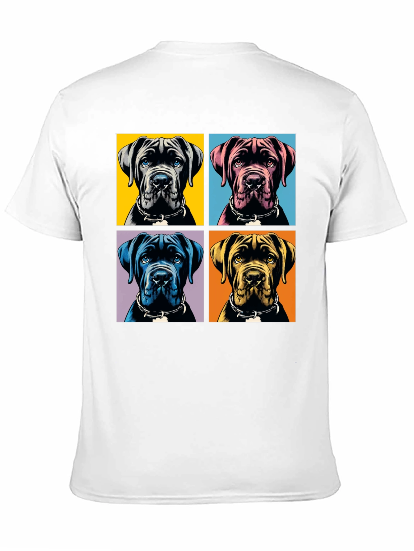Black Pop Art Dog Graphic T-Shirt - Stylish Pet Lover Apparel view 11