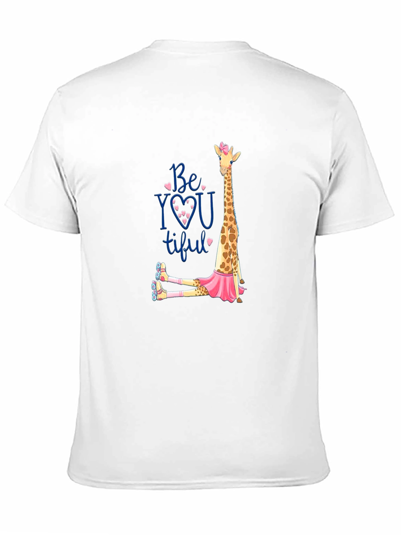 Black Be-YOU-tiful Giraffe T-Shirt view 11