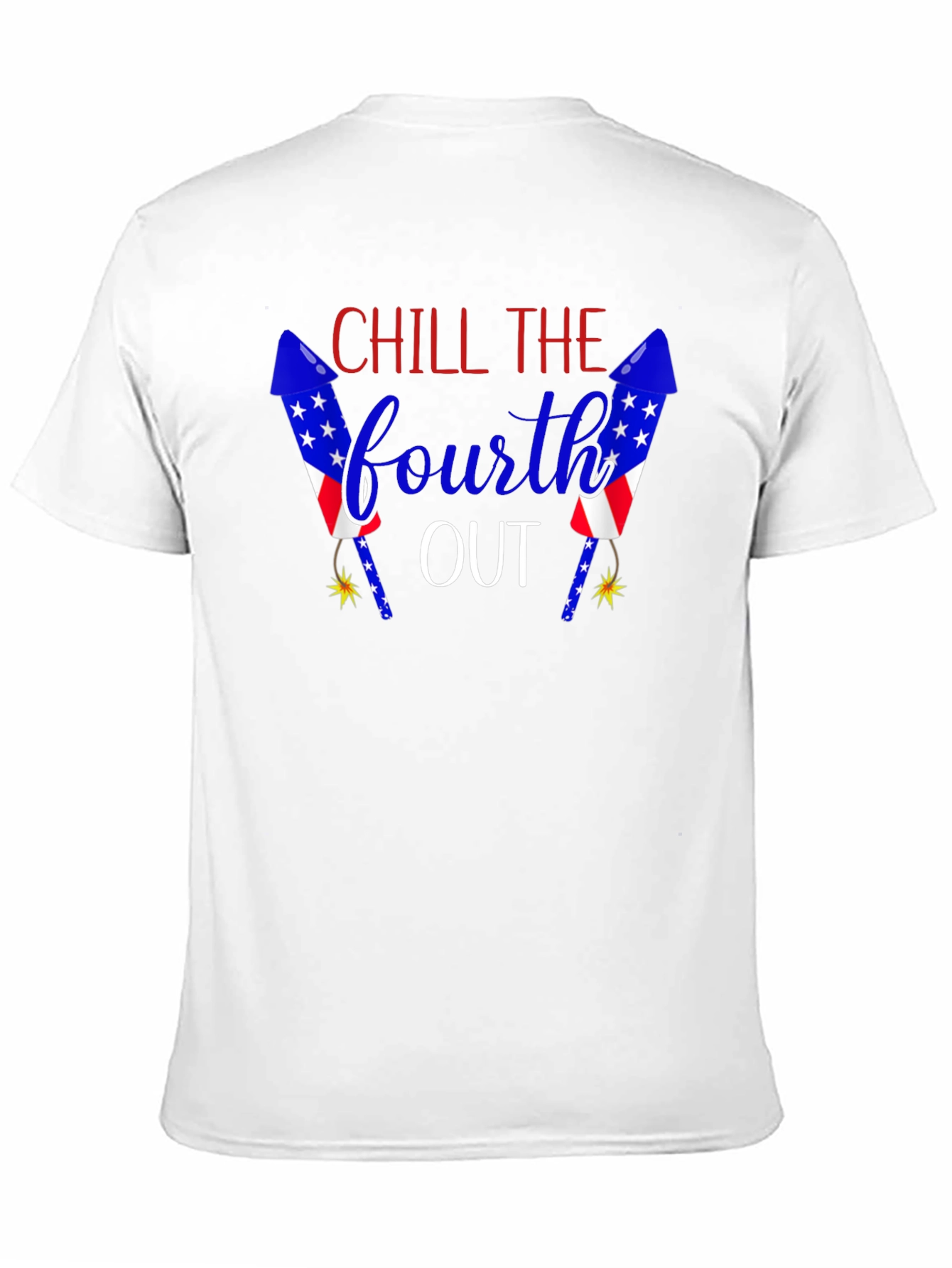 Black Chill The Fourth Out Patriotic T-Shirt view 11