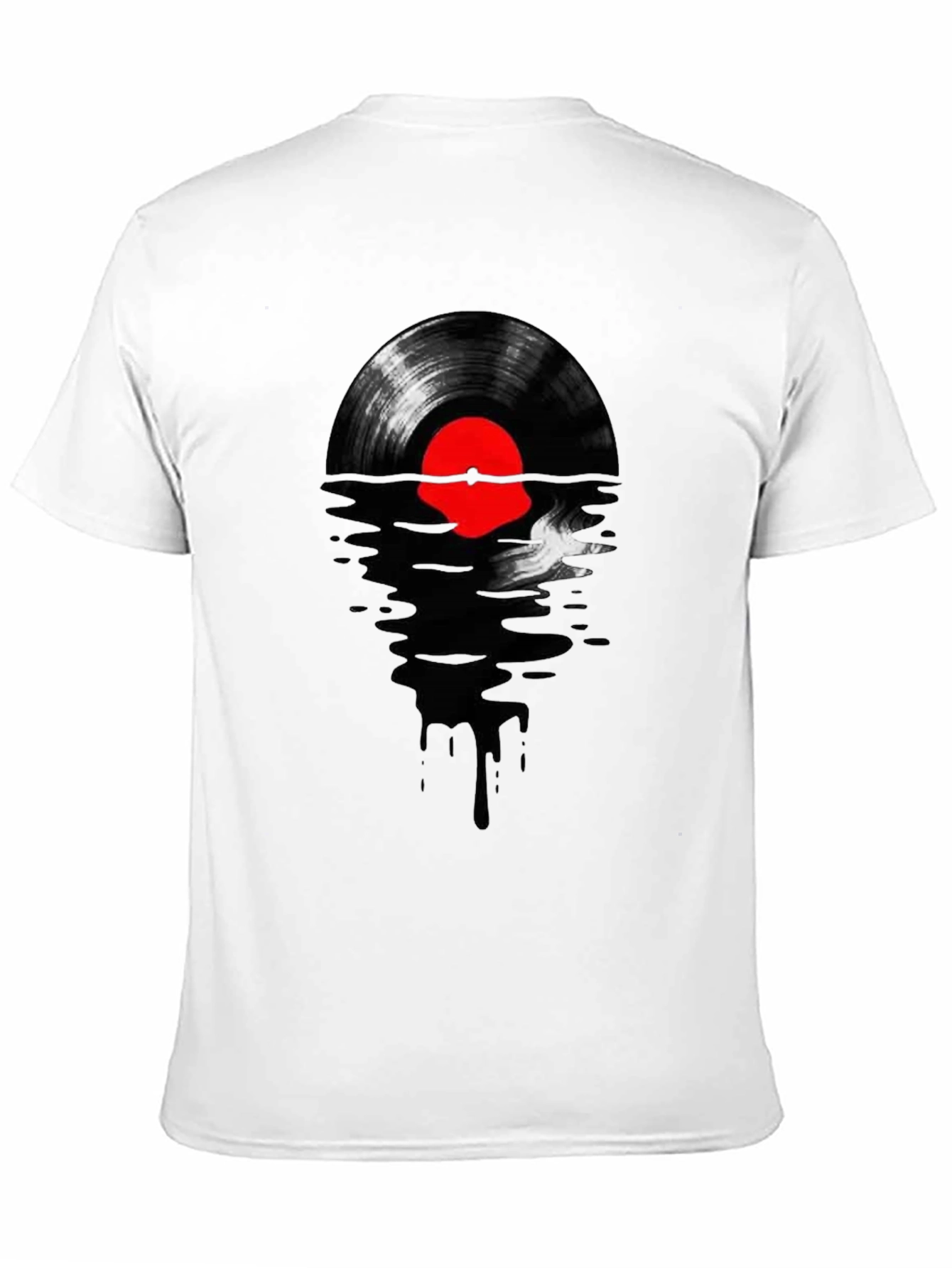 Black Vinyl Record Sunset T-Shirt - Cool Music Lover Tee view 11