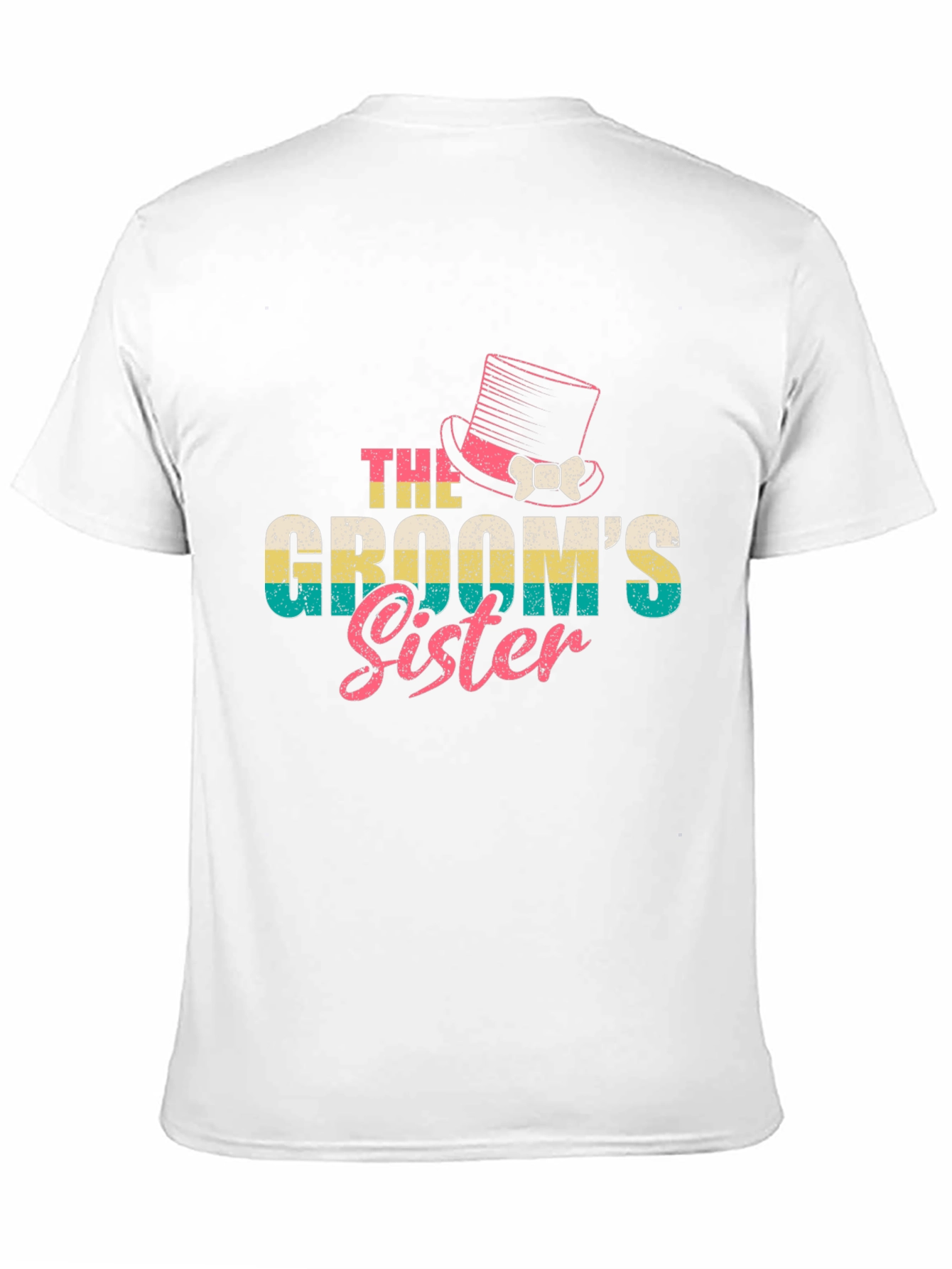 Black The Groom's Sister T-Shirt - Wedding Party Tee view 11