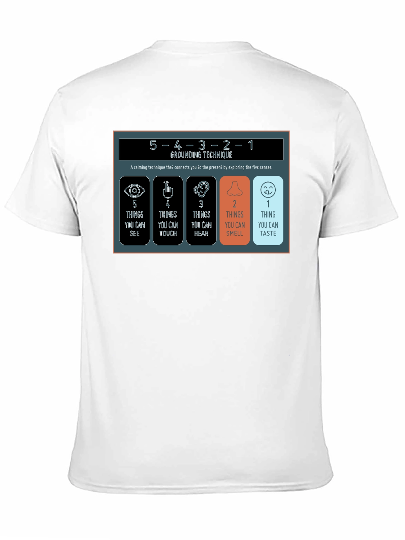 Mindfulness Grounding Technique T-Shirt - 11