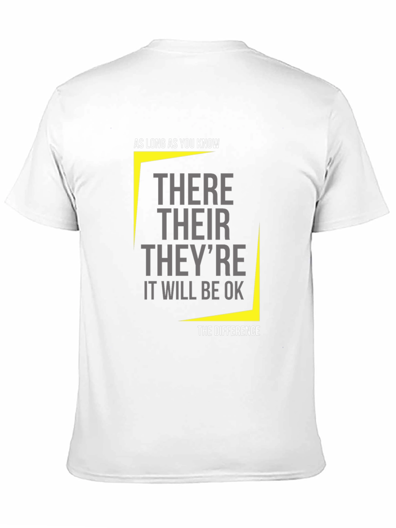 Black There Their They're T-Shirt - Grammar Humor Tee view 11