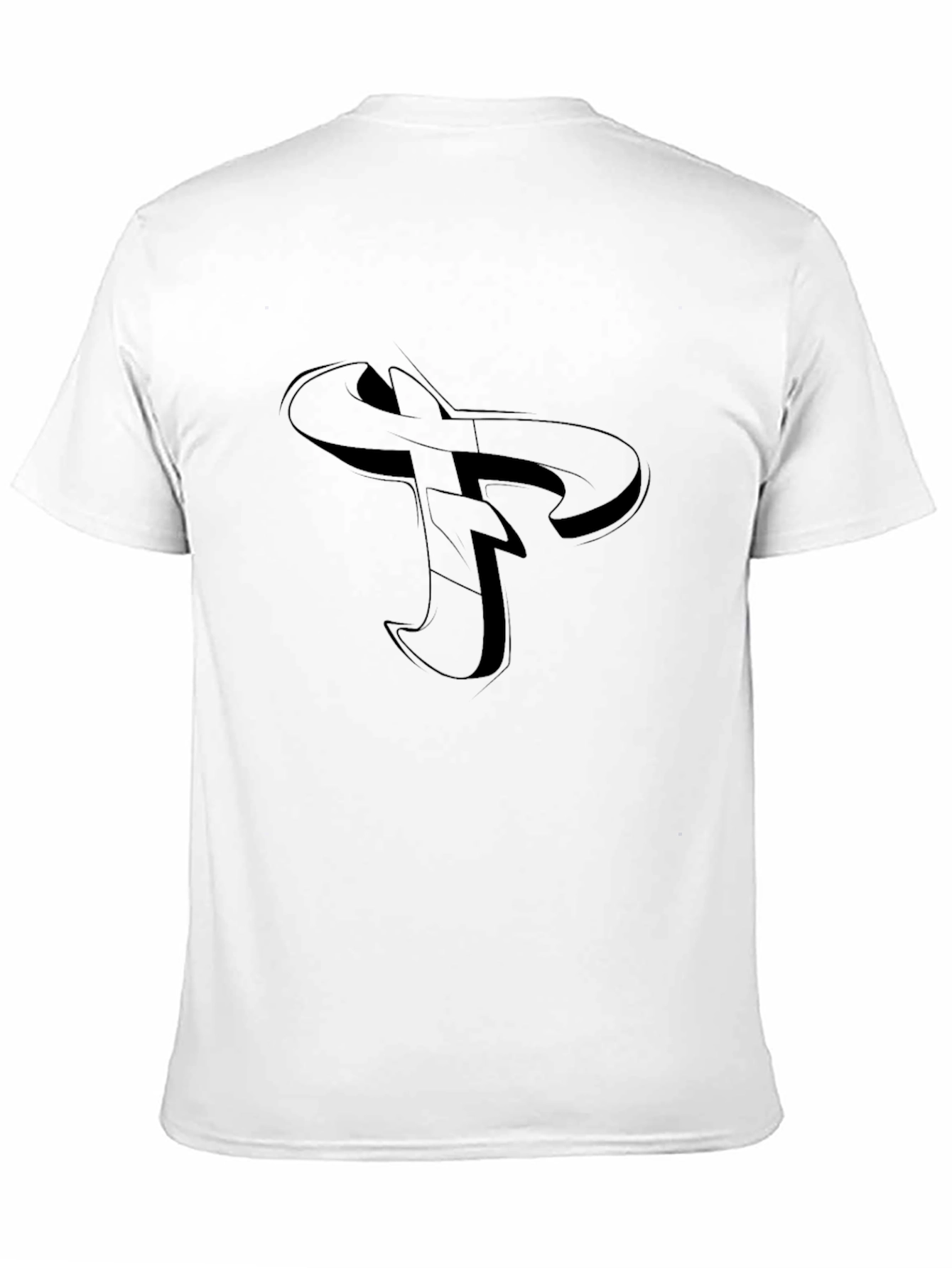 Black Cool Graphic Tee - Men's Black T-Shirt view 11