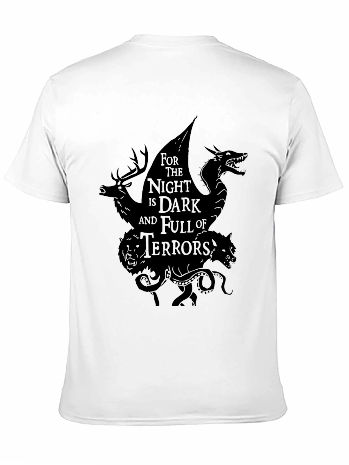 Black Night is Dark Graphic T-Shirt view 11