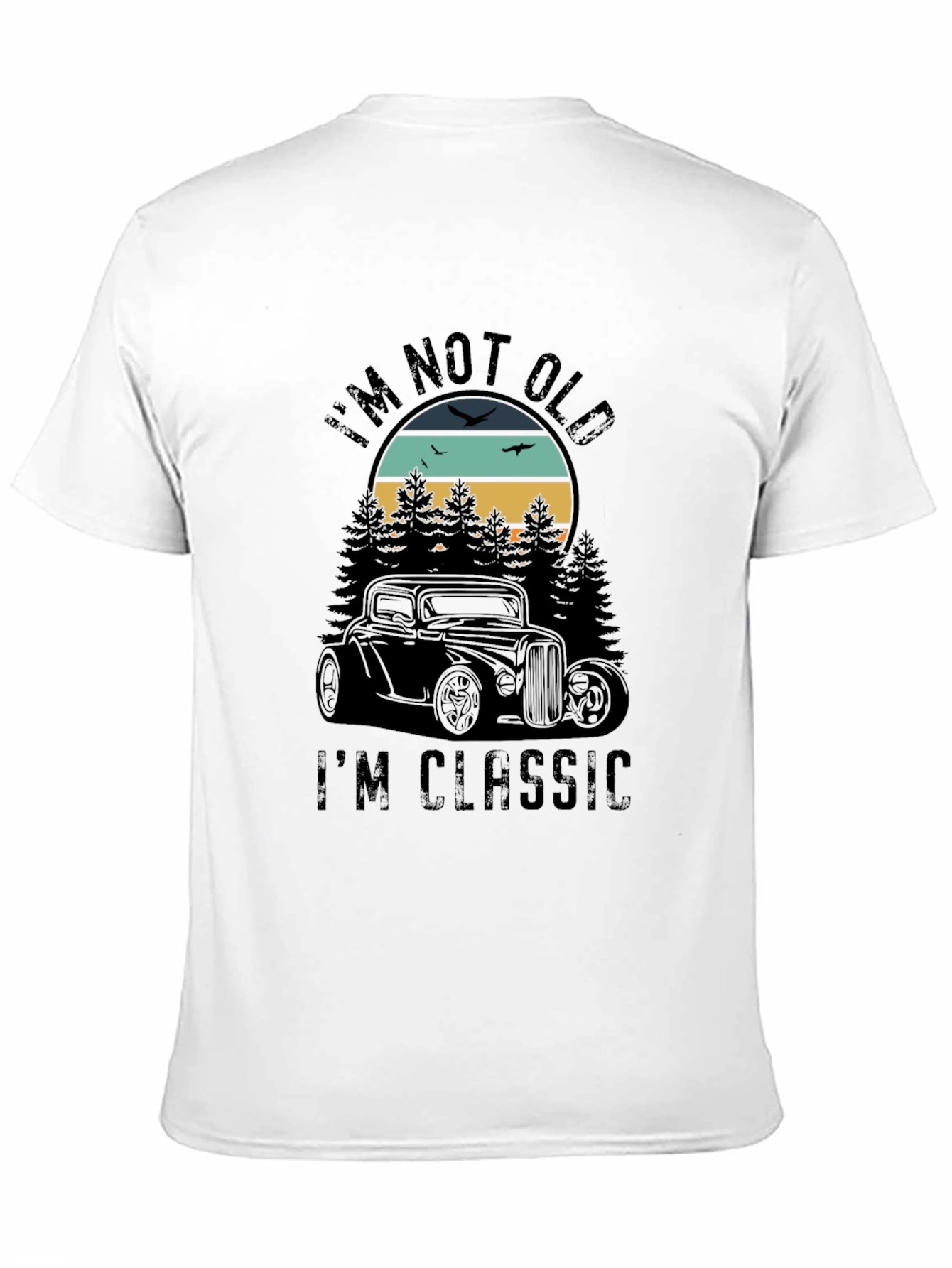 Black I'm Not Old I'm Classic Car Lover T-Shirt view 11