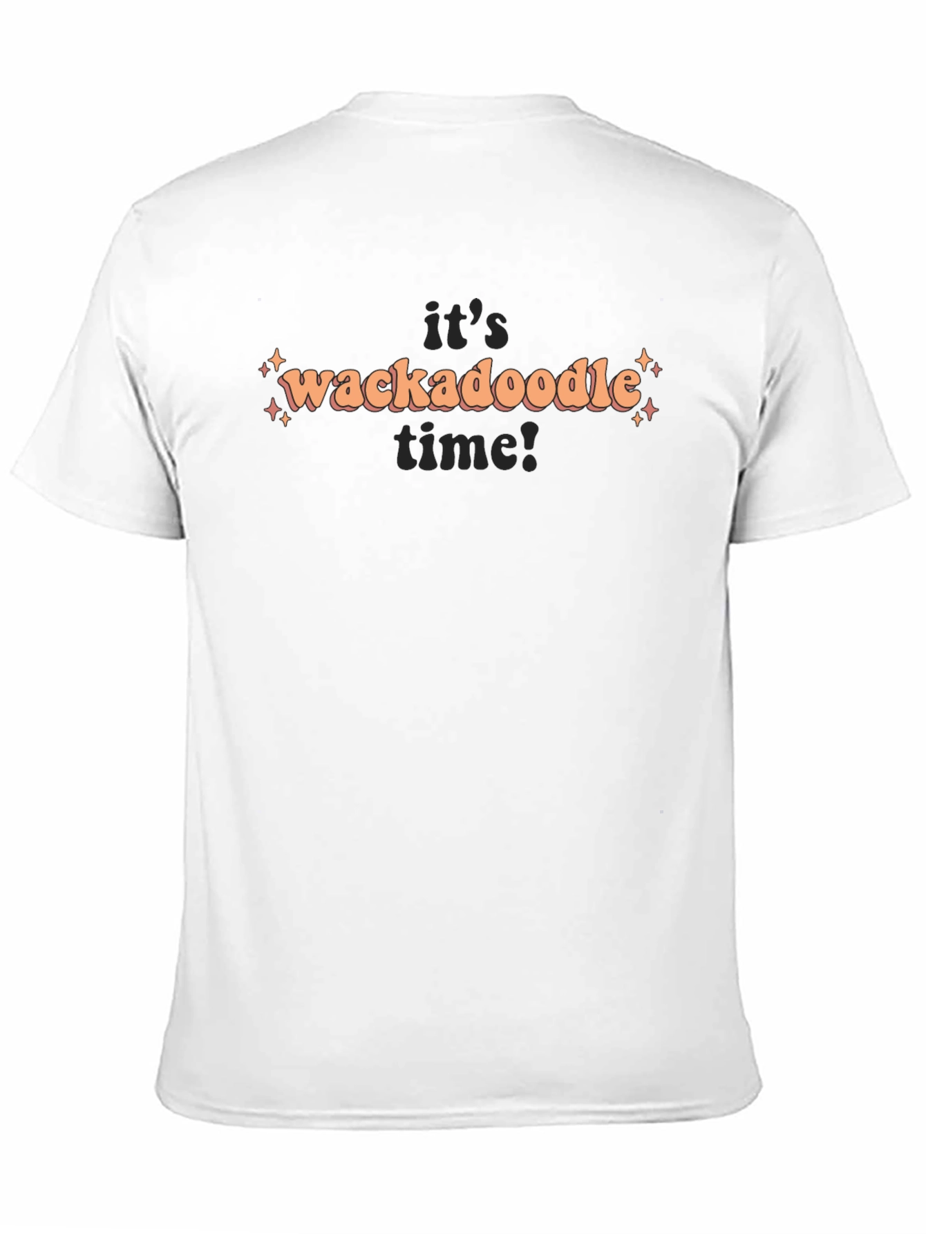 Black It's Wackadoodle Time! Graphic T-Shirt view 11
