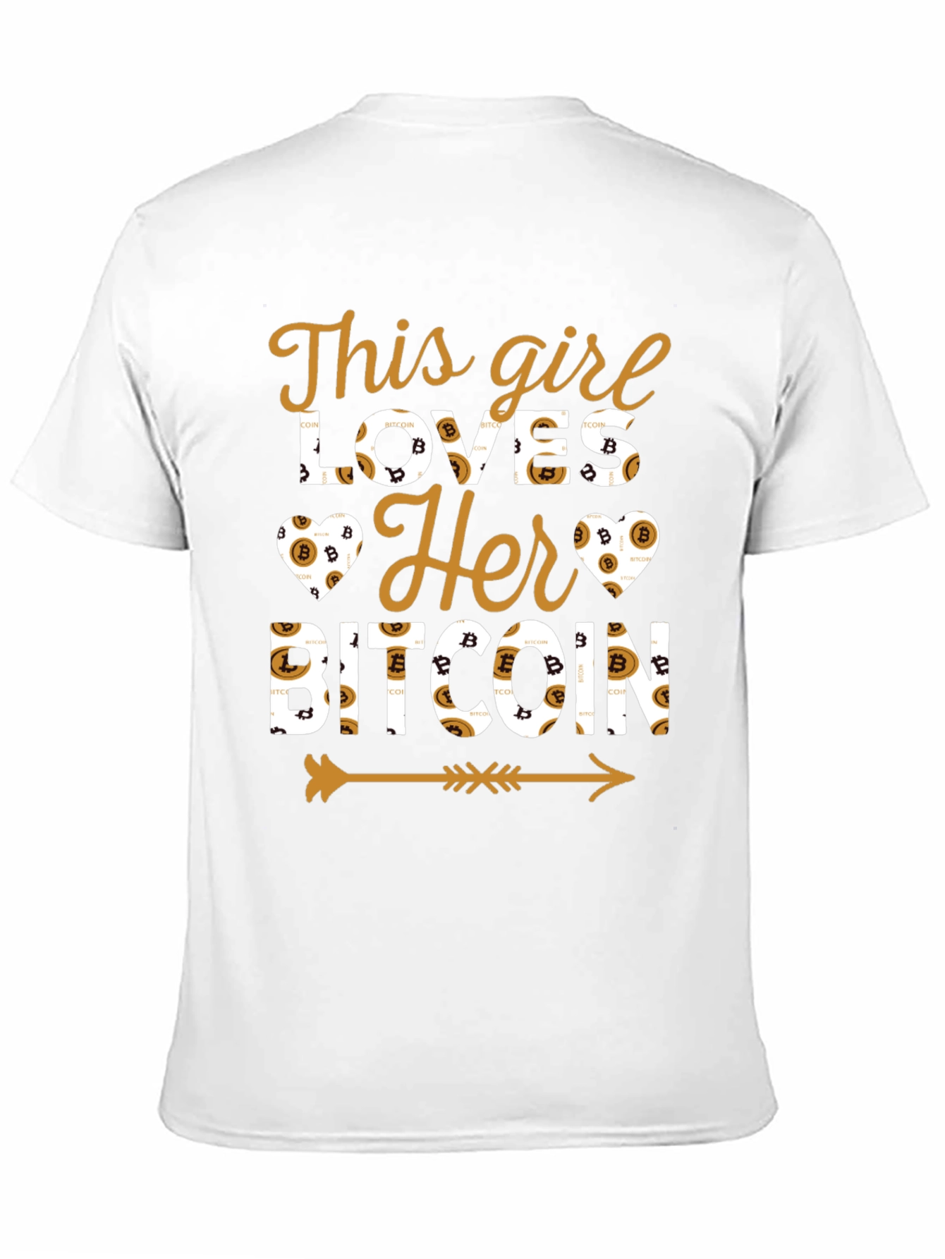 Black This Girl Loves Her Bitcoin T-Shirt view 11