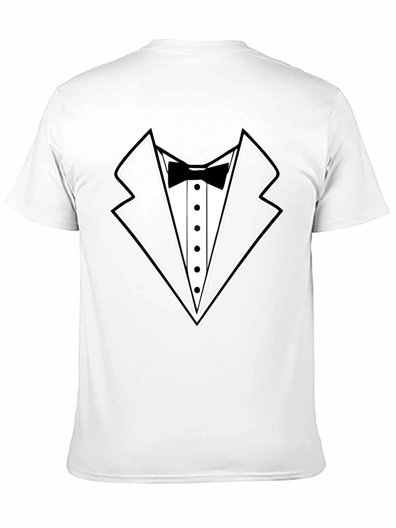 Black Tuxedo T-Shirt - Funny Formal Wear Graphic Tee view 11