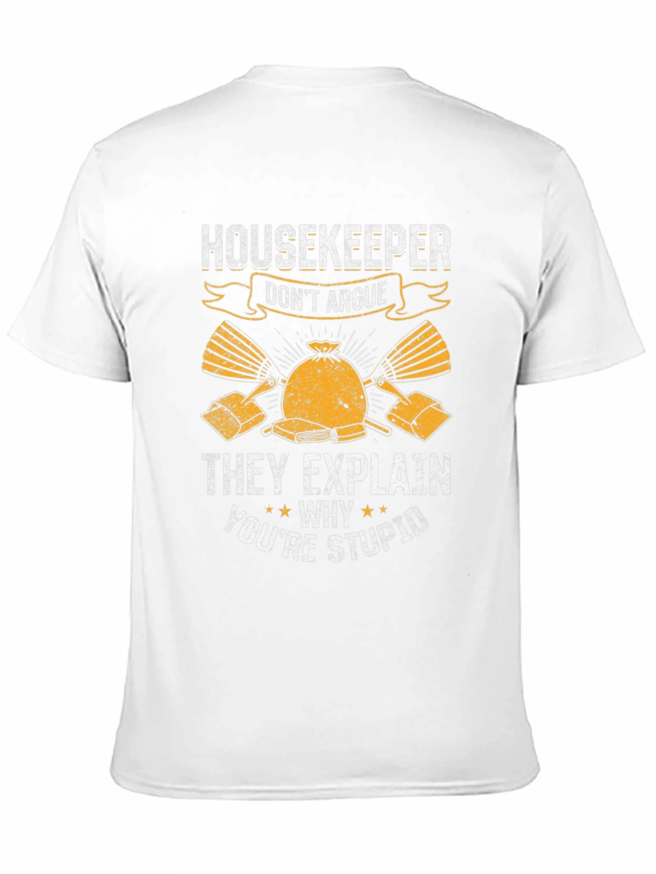 Black Housekeeper Graphic T-Shirt - Don't Argue! view 11