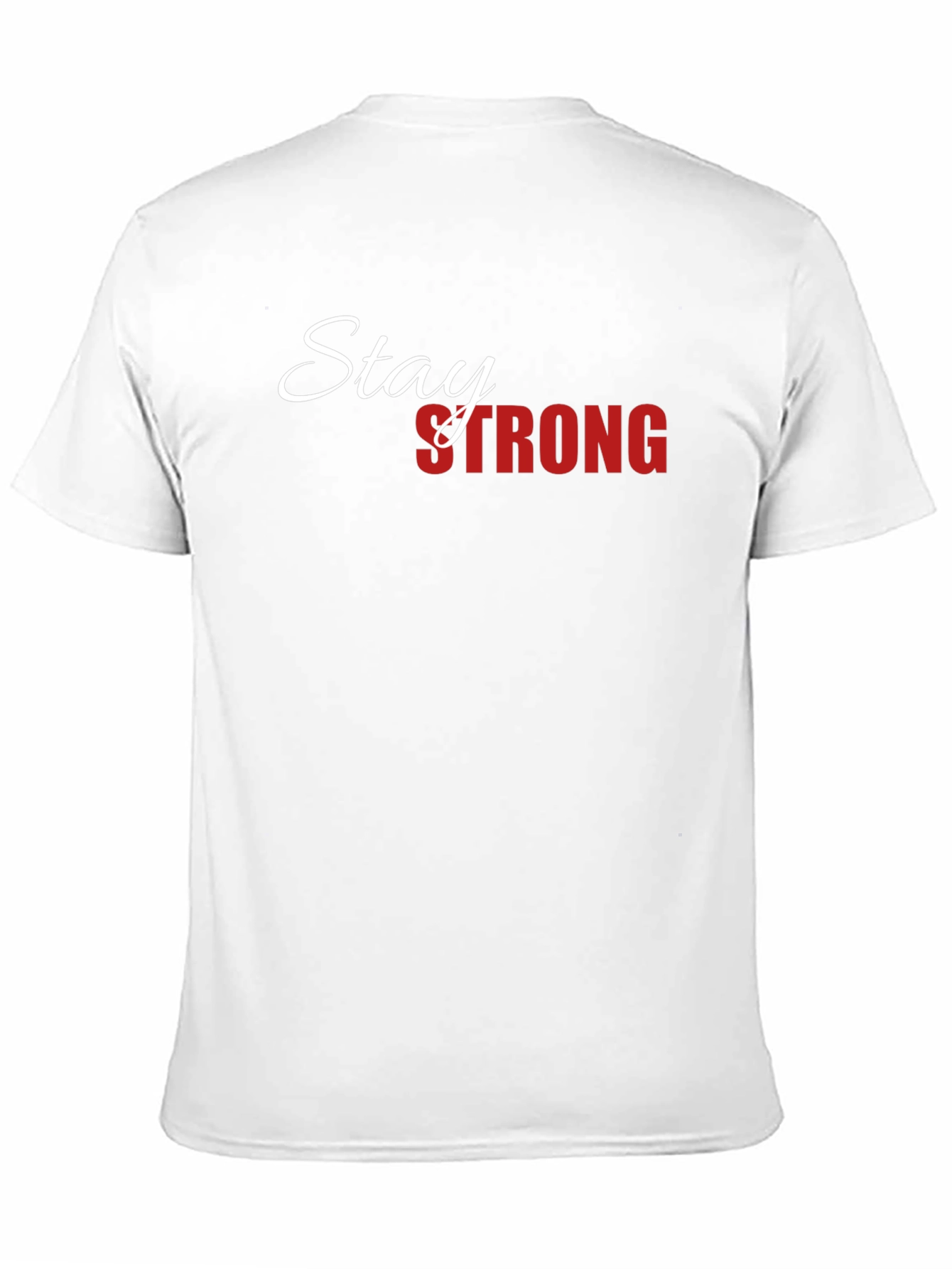 Black Stay Strong Graphic T-Shirt - Black view 11