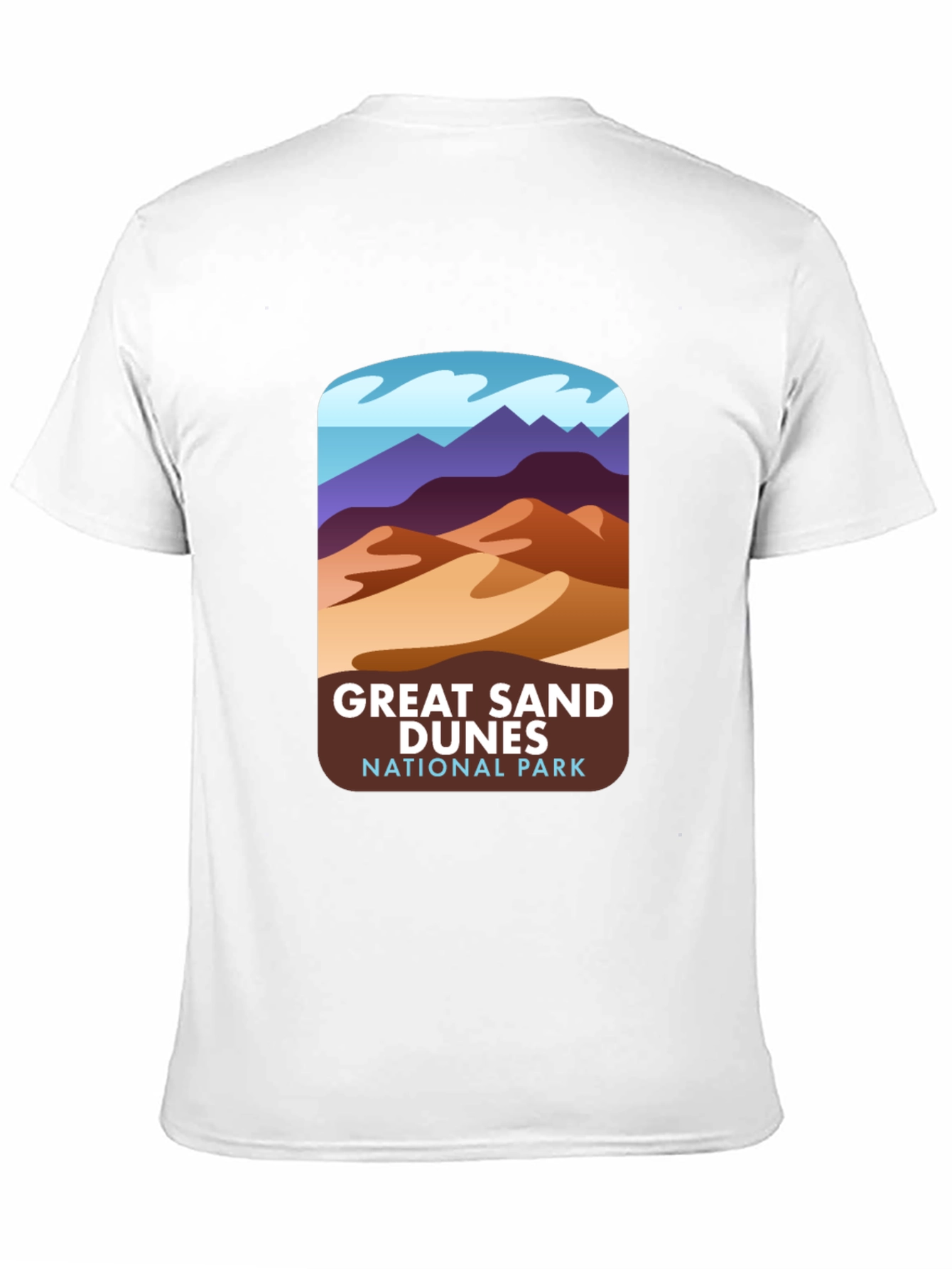 Black Great Sand Dunes National Park Graphic Tee view 11