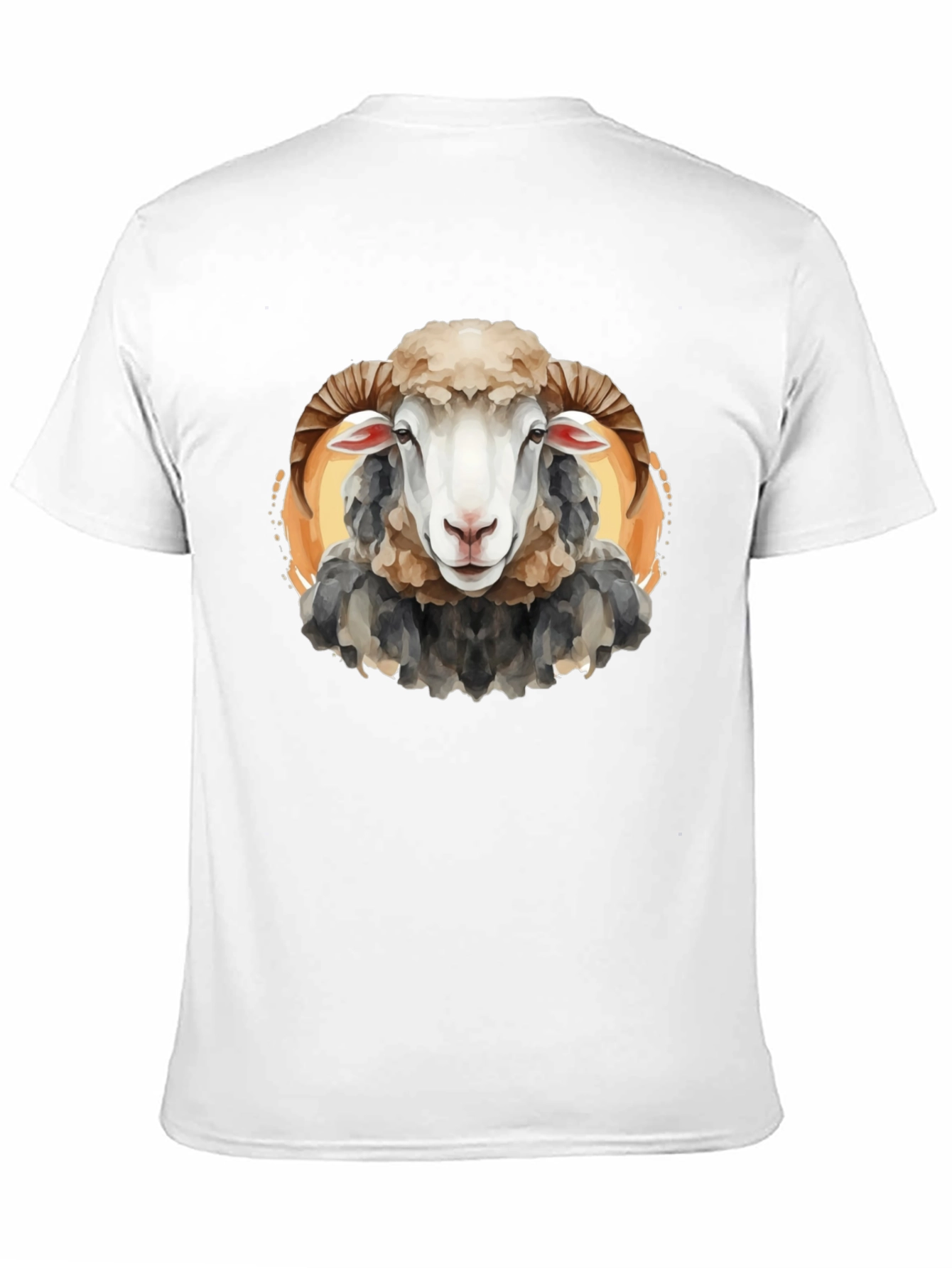 Black Ram Graphic T-Shirt - Black Cotton Tee view 11