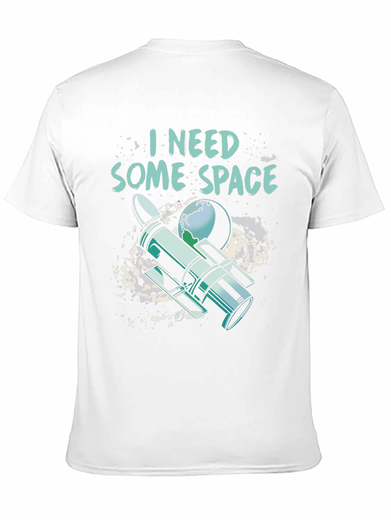 Black I Need Some Space T-Shirt - Funny Astronomy Shirt view 11