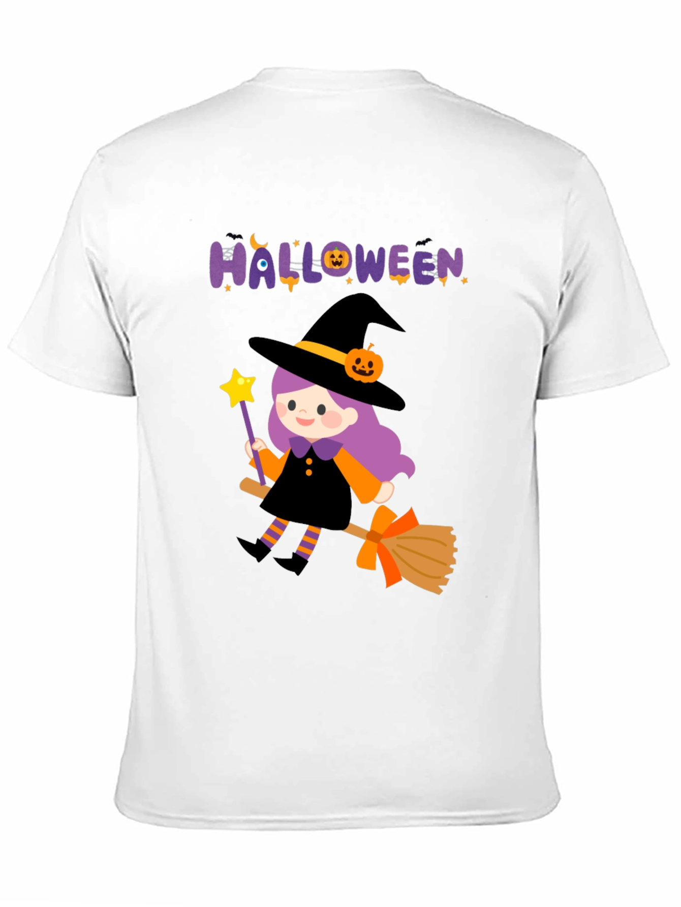 Black Halloween Witch T-Shirt - Spooky Season Apparel view 11