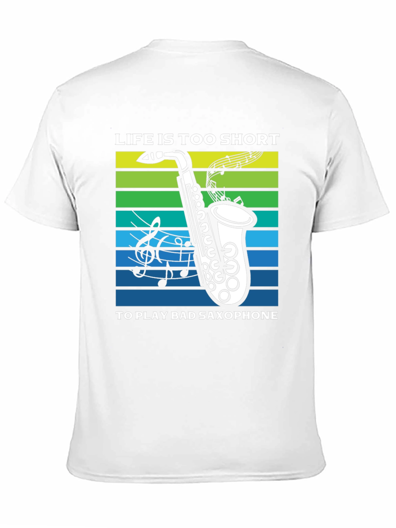 Black Life is Too Short Saxophone T-Shirt view 11