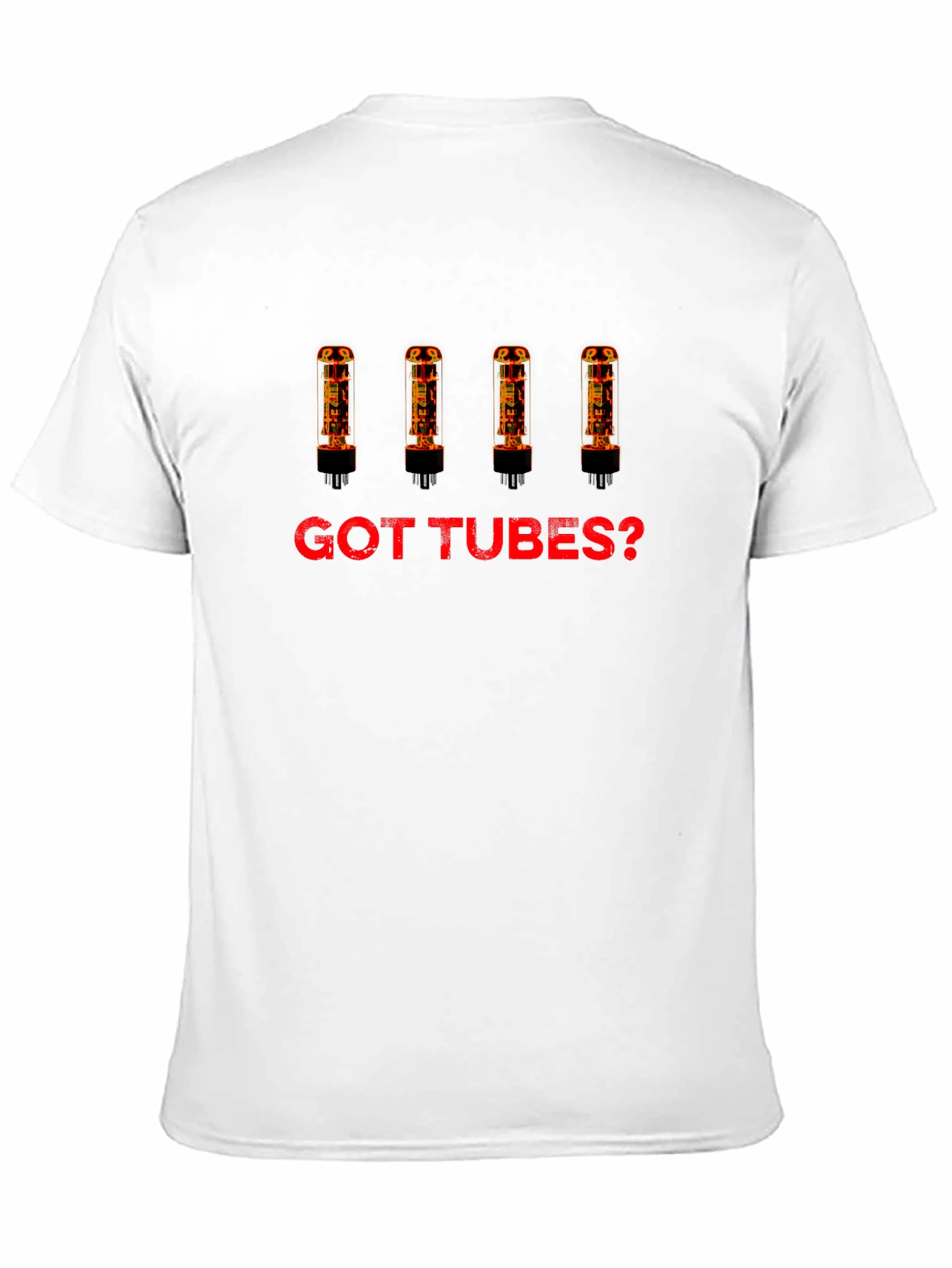 Black Got Tubes? Vacuum Tube Graphic T-Shirt view 11