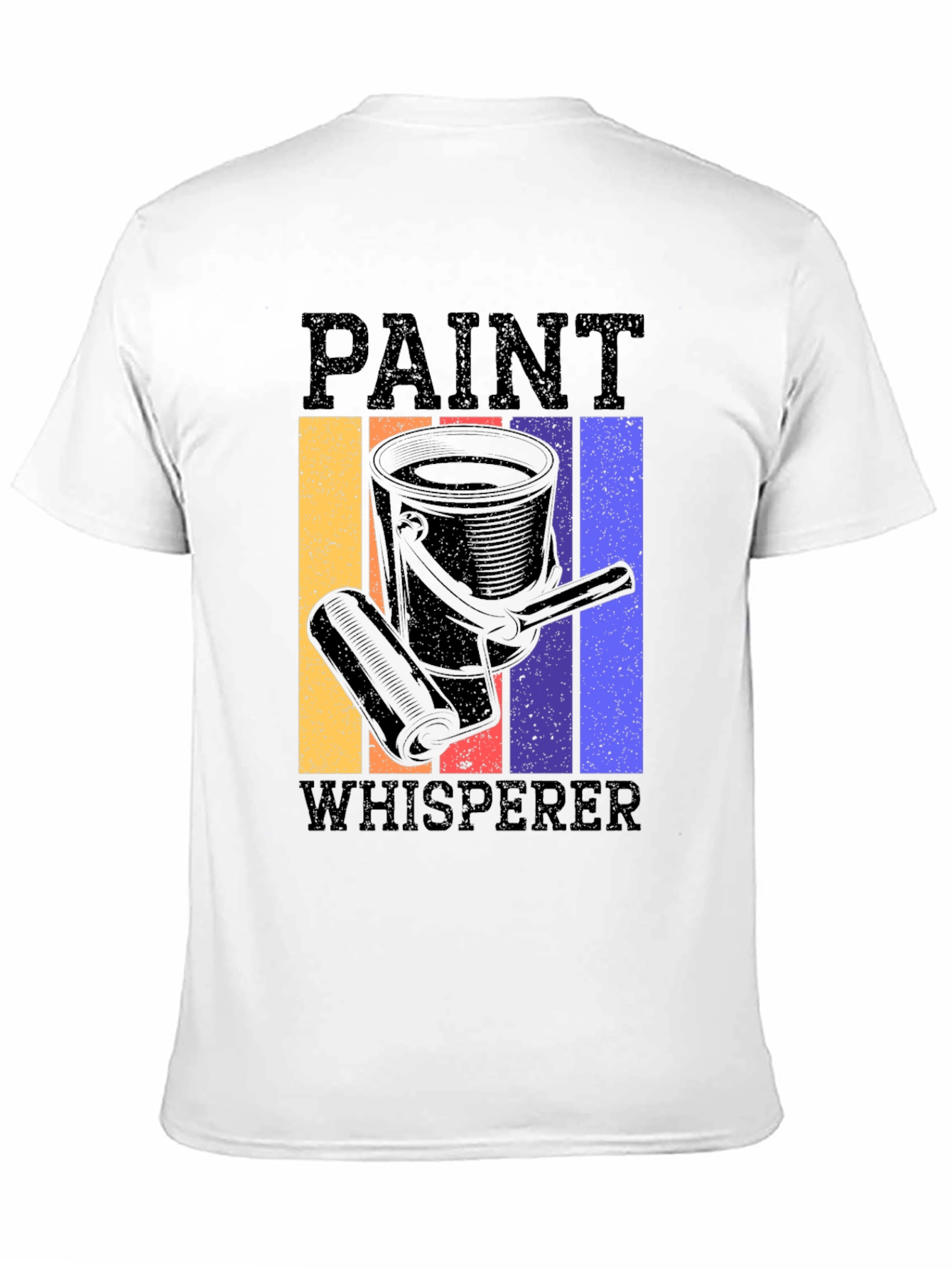 Black Paint Whisperer Graphic Tee - Retro Style view 11