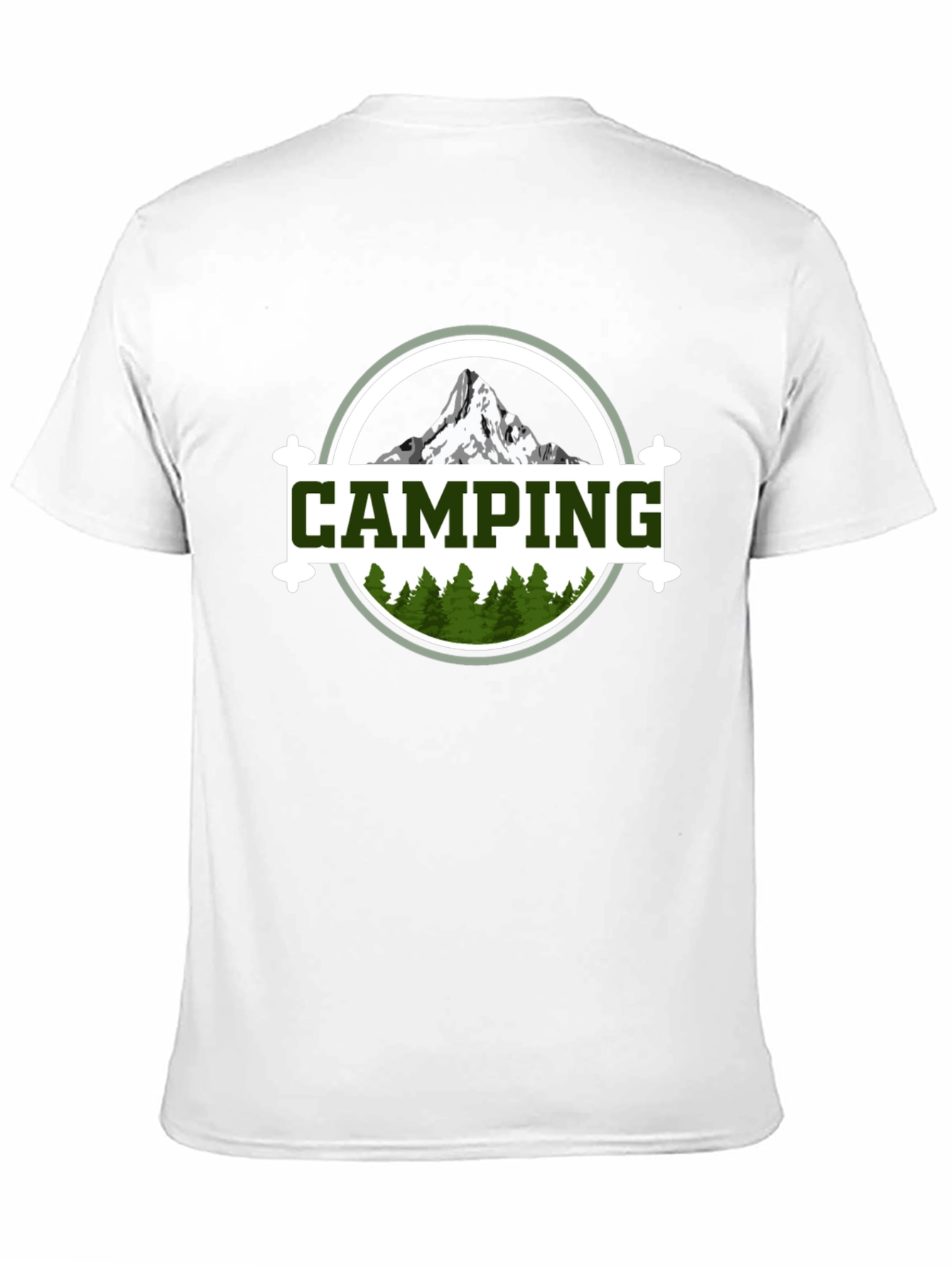 Black Camping Adventure Graphic Tee - Nature Lover Shirt view 11